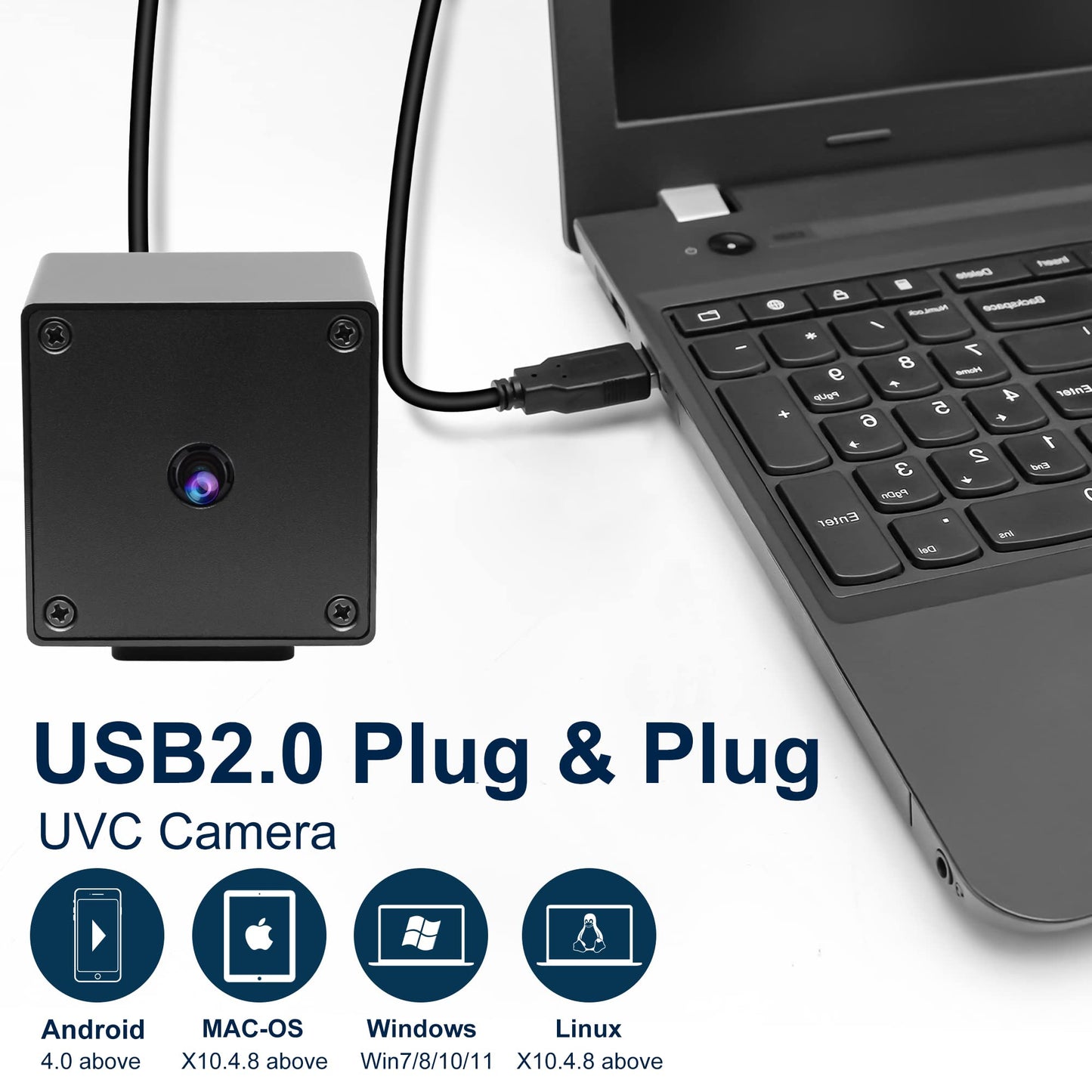 SVPRO Autofocus USB Camera 48MP 8000x6000 High Definition UVC Plug & Play Industrial Camera for 3D Printer, Machine Vision