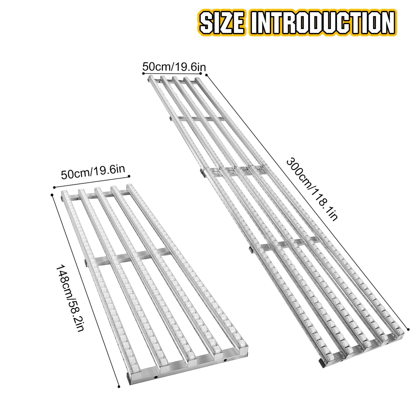 Unloading Slide Roller Handling Fluent Strip Slide Portable Conveyor for Warehouse Dock Factory (style1)