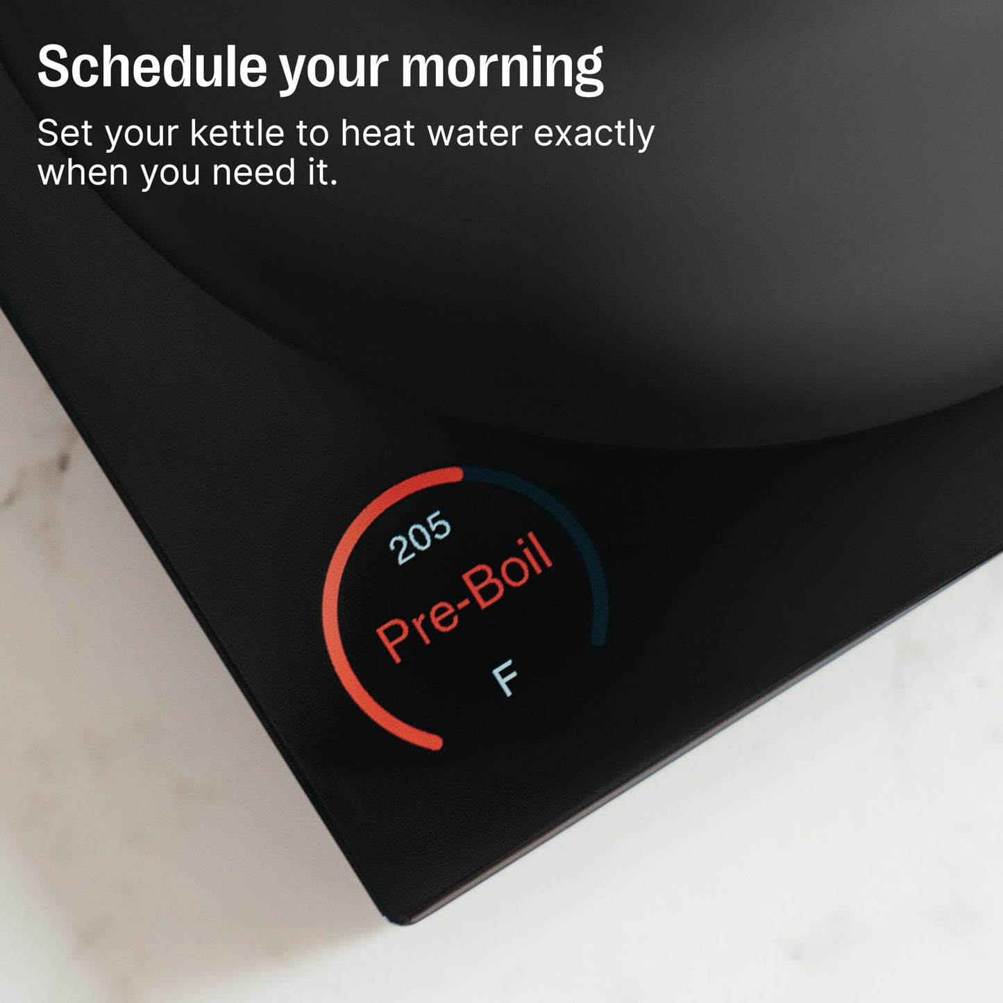 Fellow Stagg EKG Pro Electric Gooseneck Kettle – Precise Temperature Control, Quick Heating, Brew Timer, Scheduling, Stainless Steel, Pour-Over Coffee - 0.9L, Matte Black