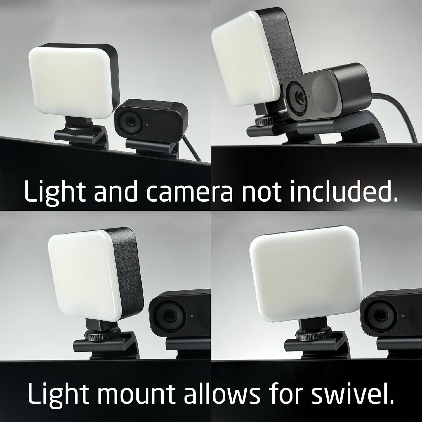 Gadget Ray Webcam and Light Mount for Computer or Laptop Monitor