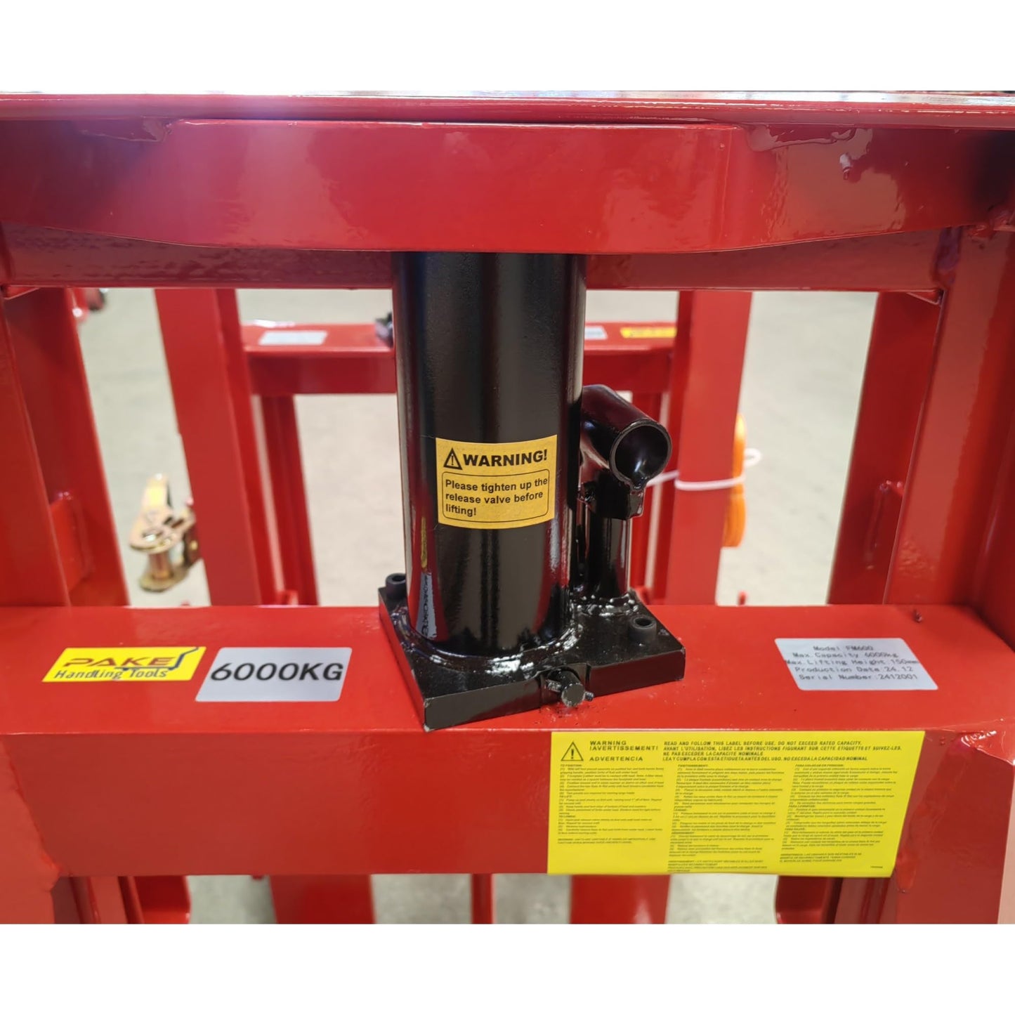Hydraulic Machinery & Equipment Mover with Adjustable Forks, 12000 lb. Cap