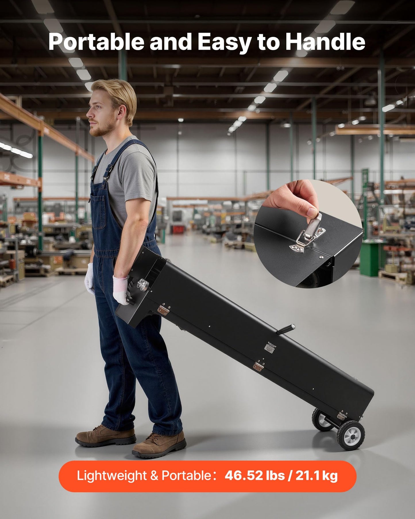 VEVOR Electric PVC Conduit Heater, 1/2" to 4", 2200W Rapid and Even Heating, PVC Bender Heater Pipe Bending Tool with Carrying Handle, Easy to Use, for Construction Crews, DIY Enthusiasts, Workshop