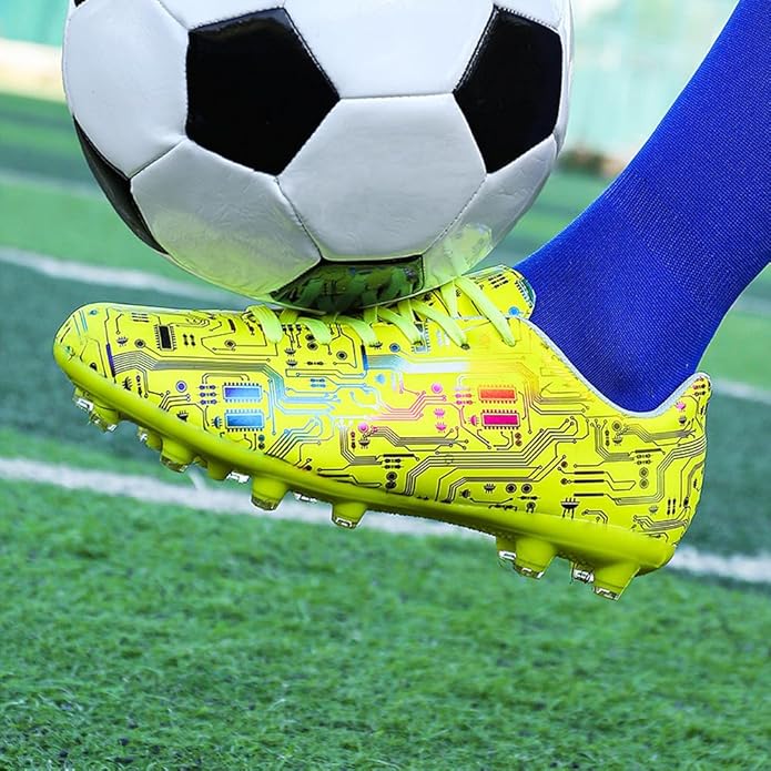 Unisex Low Top AG Sports Soccer Cleats Training Shoes Non-Slip Wear Resistant Football Shoes