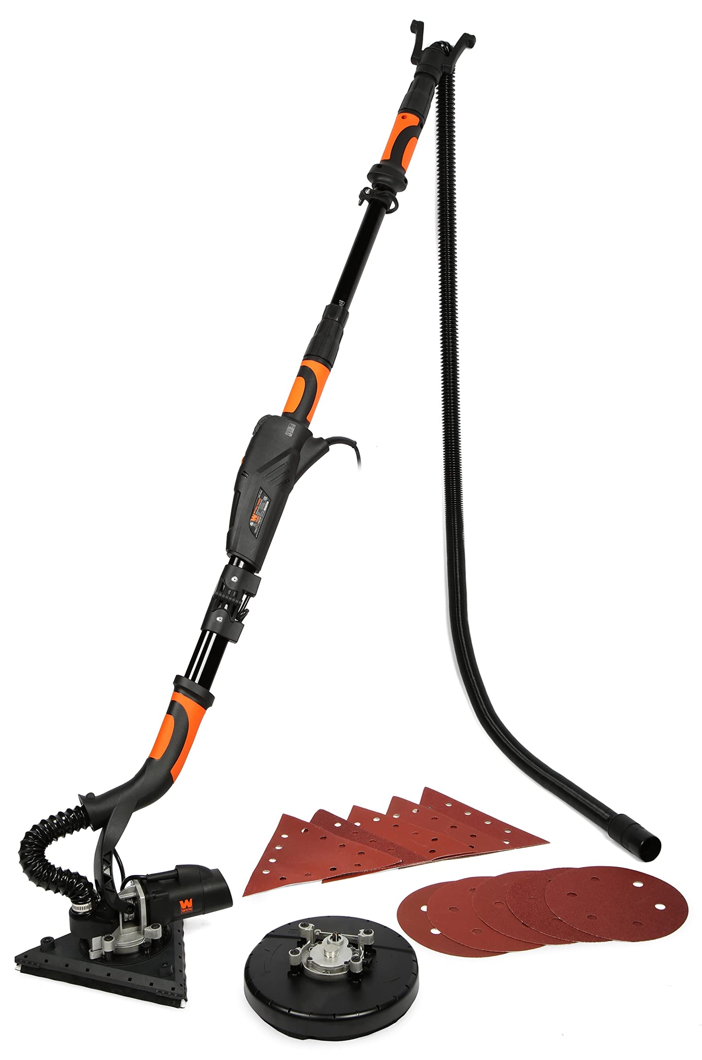 WEN DW5084 5-Amp 2-in-1 Variable Speed Dual-Head Drywall Sander with 15-Foot Dust Hose , Black