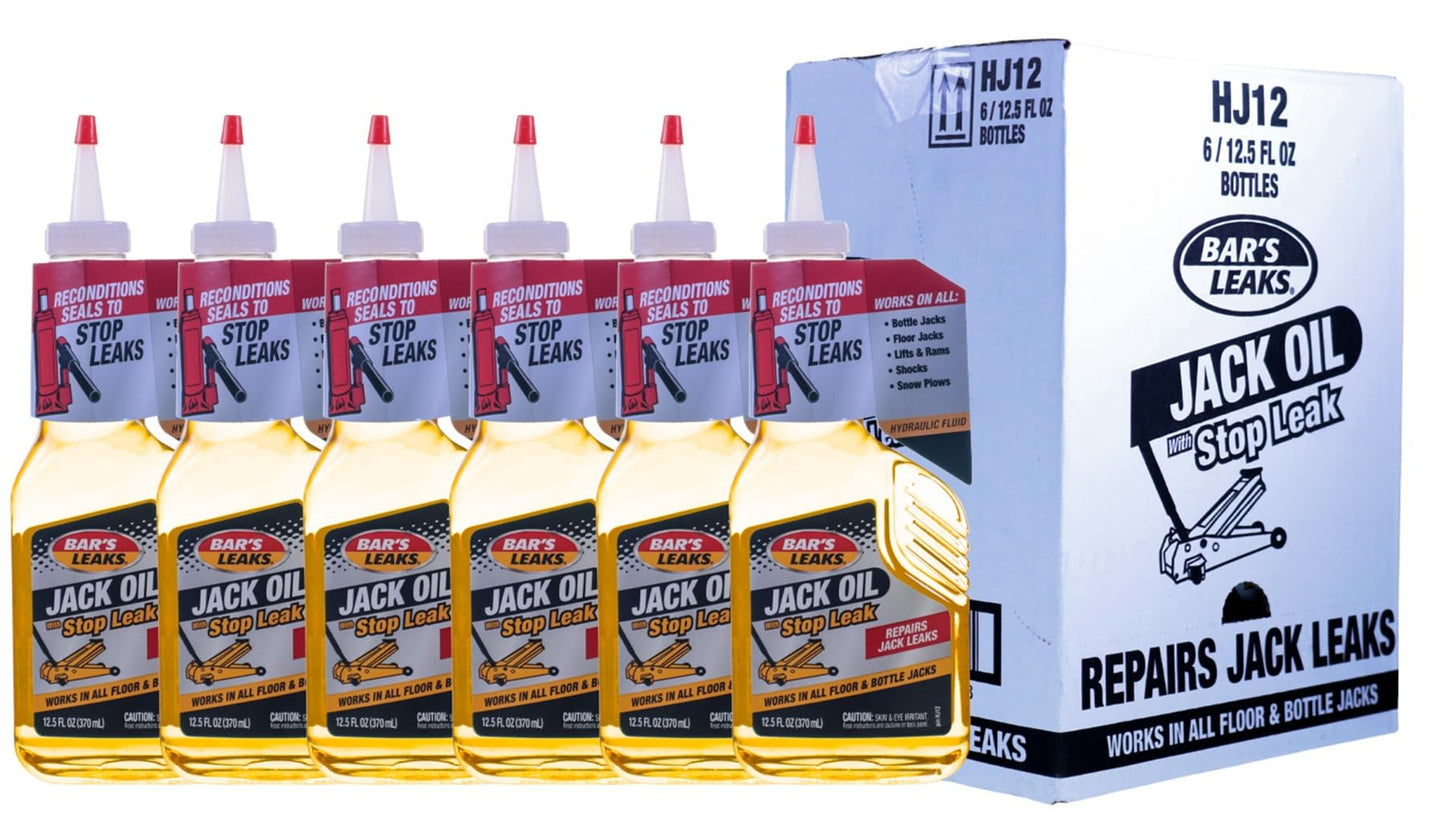 Bar's Leaks HJ12-6PK Jack Oil with Stop Leak - 12.5 oz., (Pack of 6)