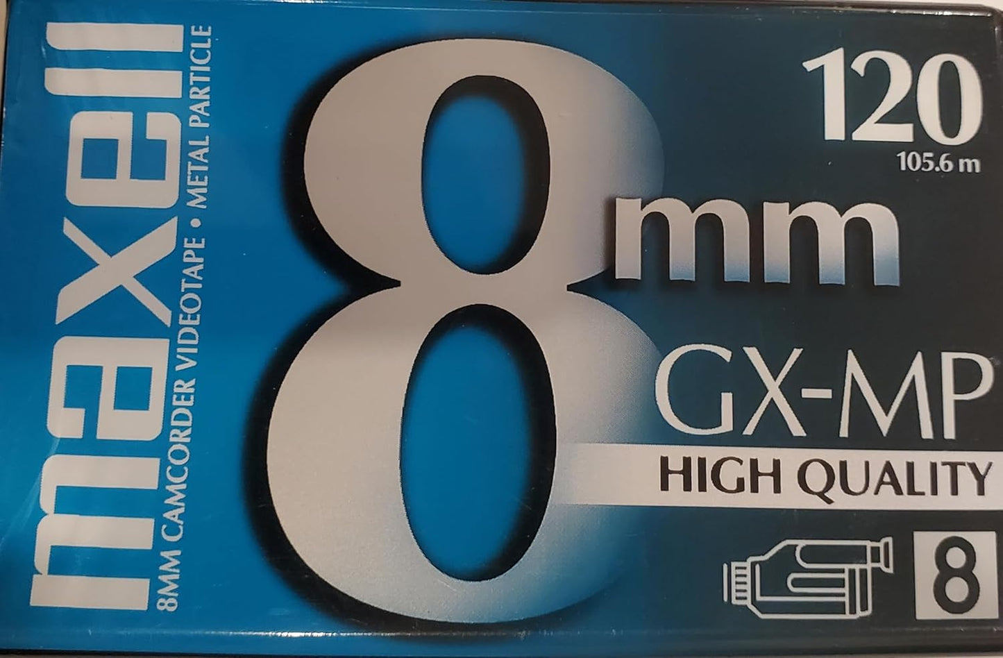 Maxell PG-120 Cassette 8mm GX-MP Metal Particle Video Tape for Camcorder