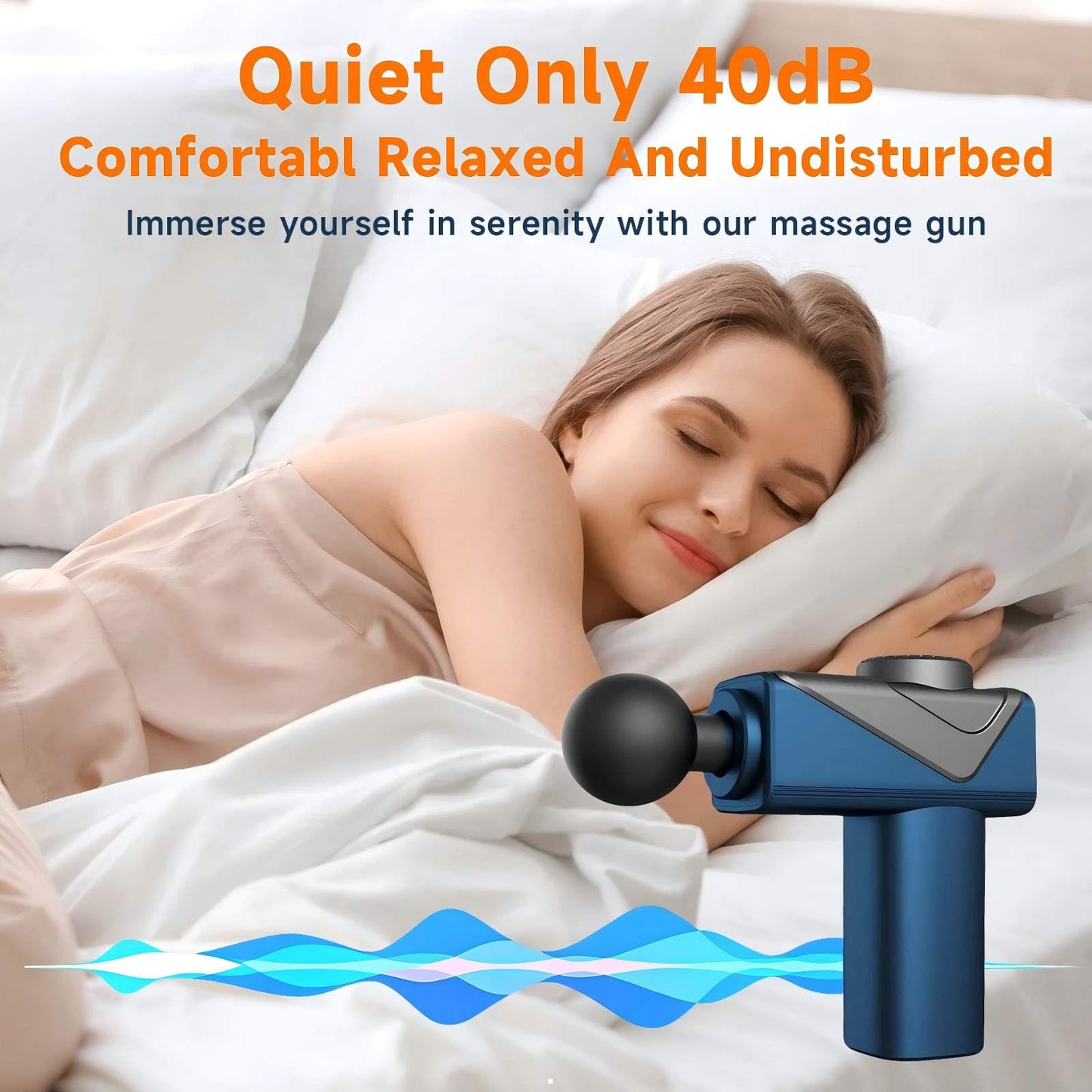 JOYSUWERUN Massage Gun – Amazing Power! Handheld Muscle Gun with Heat, Powerful Full Body Electric Massager Tool for Men and Women