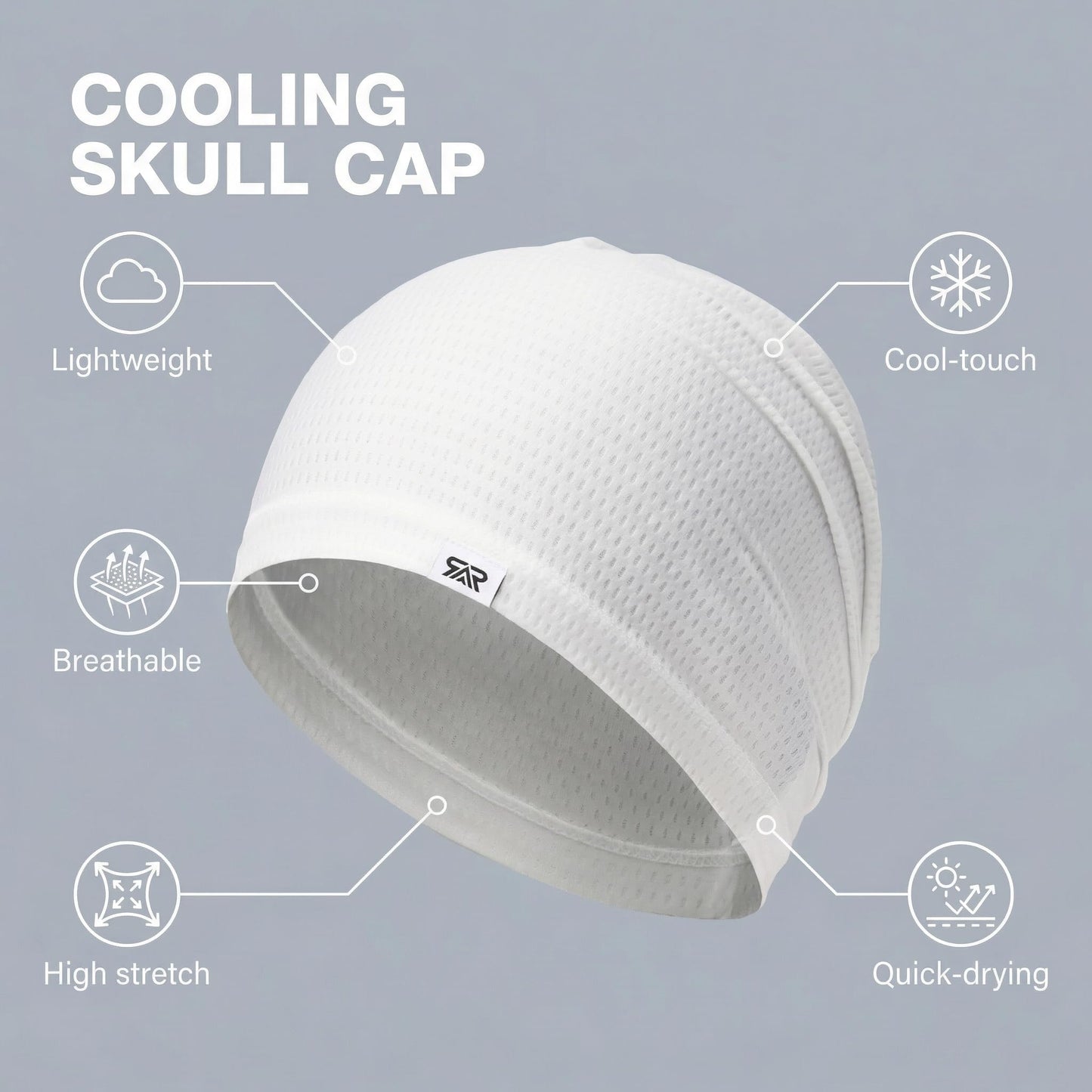 LONGLONG 2 Pack Summer Beanies - Lightweight Breathable Cooling Skull Caps for Women Men Sports & Daily Wear