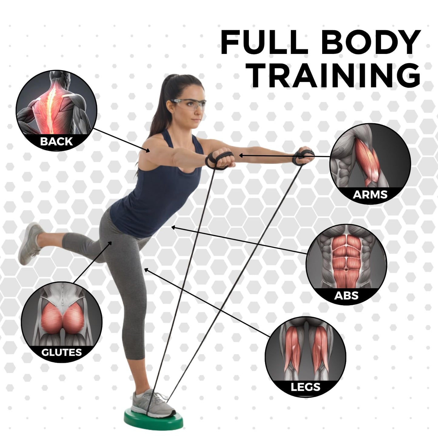 THERABAND Resistance Tubes, Advanced Set, Blue & Black, 5 ft Latex Tubing, Home or Clinic Use, Cut-to-Fit, Color-Coded Resistance Bands for Upper & Lower Body Workouts