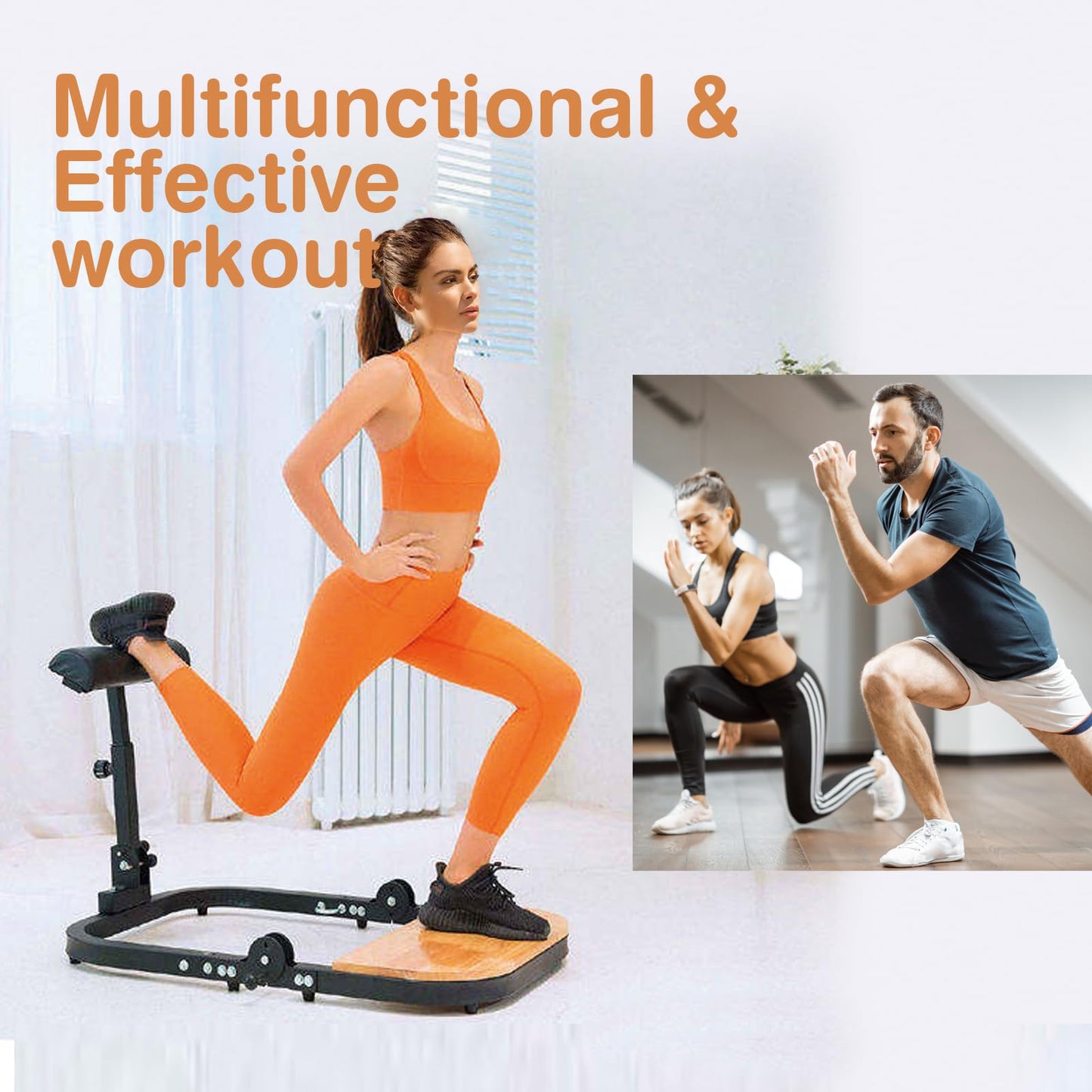 Hip Thrust Machine for High Resistance Glute Workout Equipment,Glute Machine Home Gym Hip Thrust Bench Comes with 50, 100, and 150 Lbs of Resistance