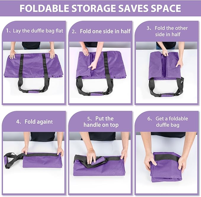 Large Travel Duffle Bag, 80L Gear Bag for Men and Women, Storage Bag Ideal for Overnight Camping and Weekend Getaways