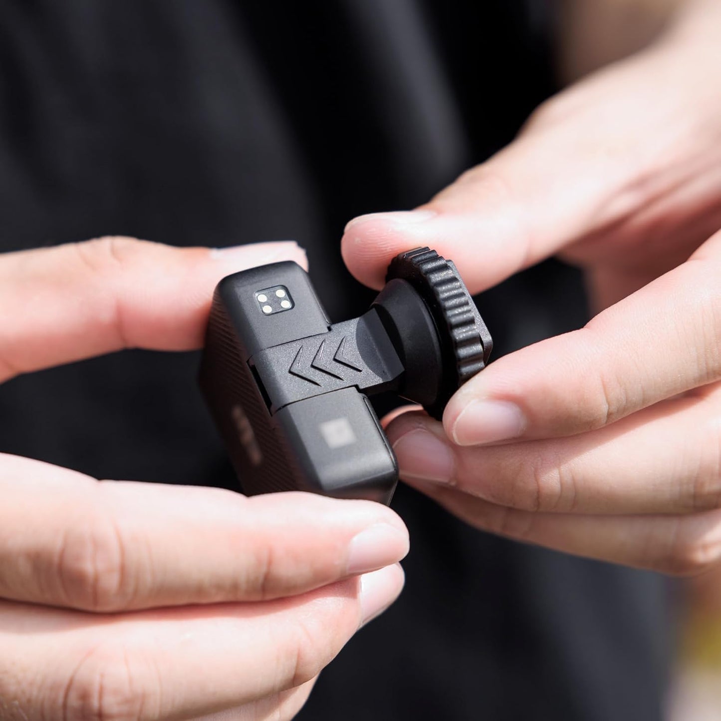 1 1/4"-20, Mic1 JJC Cold Shoe Mount Adapter for DJI Mic with Durable ABS Cold Shoe Adapter for DJI Only, Hot Shoe