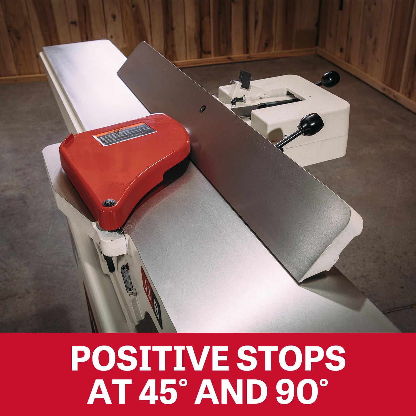 JET 8-Inch Jointer, Straight Knife, 2 HP, 230V 1Ph (JWJ-8CS)