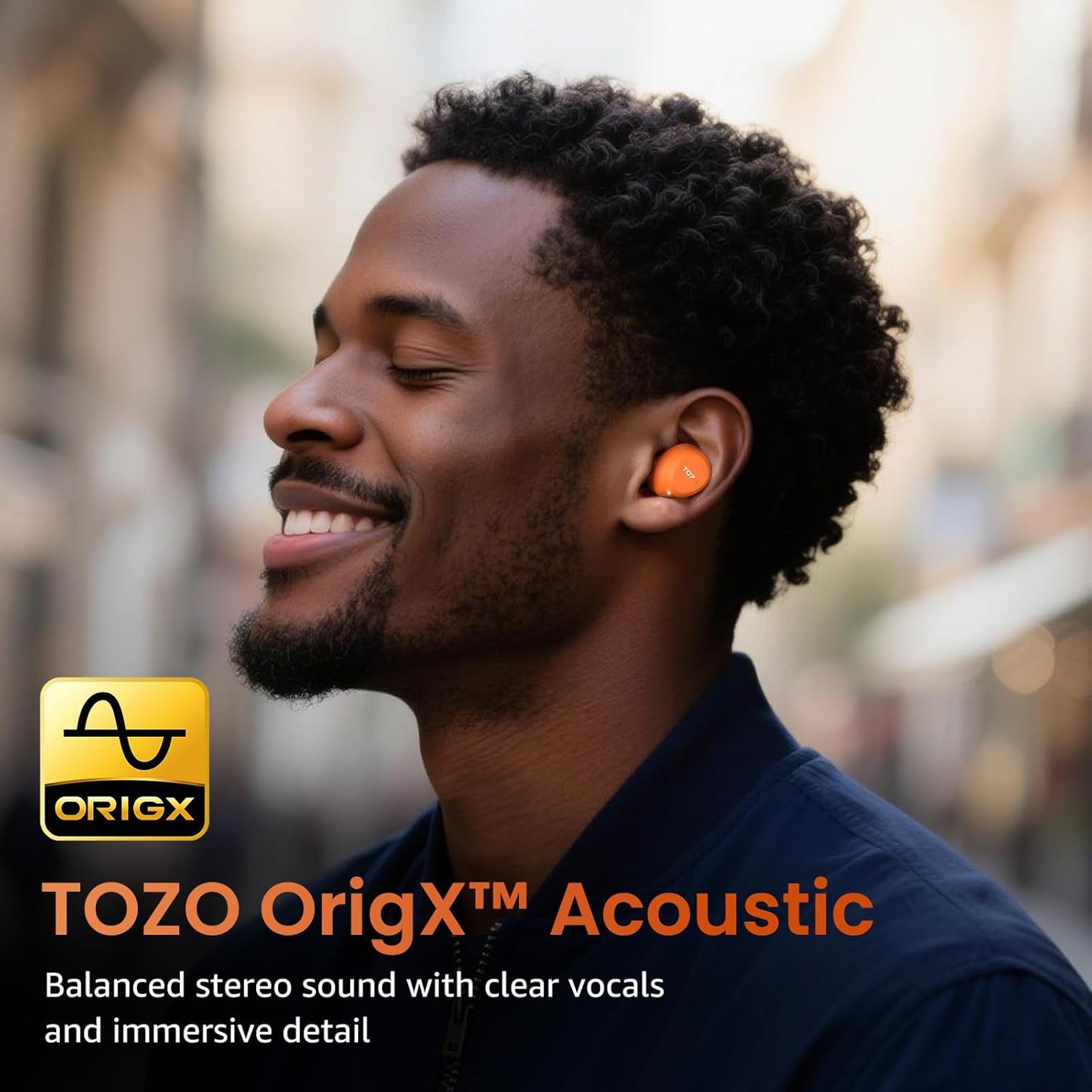 TOZO A1 5.3 IPX5 2 Immersive Headset 32 Presets Wireless Earbuds Bluetooth Light Weight in Ear Waterproof Headphones
