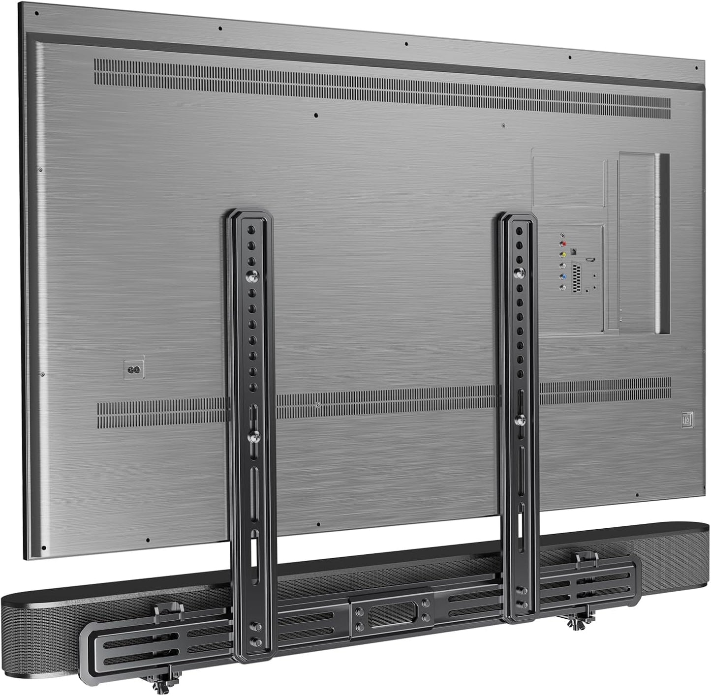 Perlegear Soundbar Mount - Versatile Under TV Sound Bar Holder | Supports Up to 15 lbs, Extends 3.5” to 6”