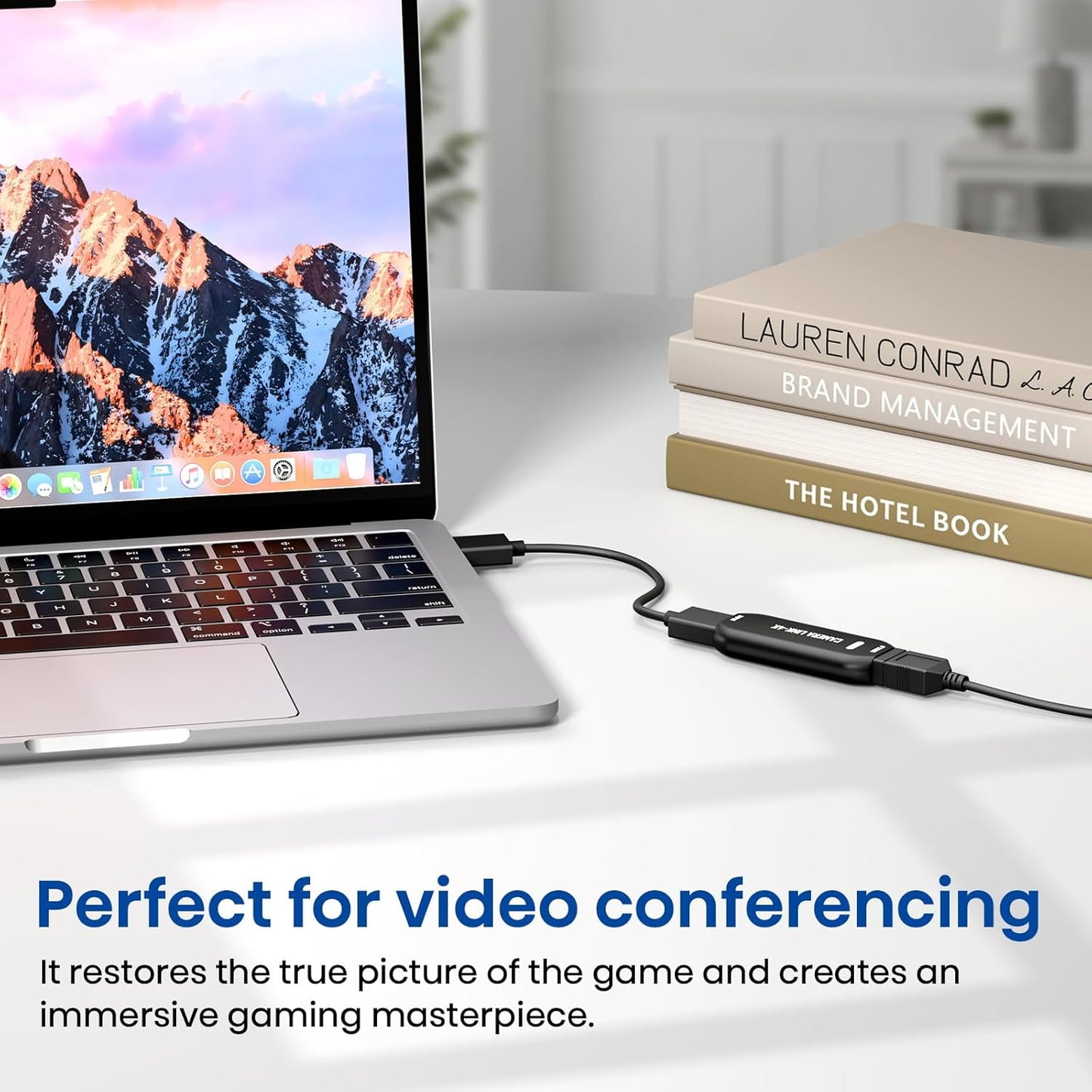 4K 3.0, Cam Link USB Capture Card HDMI to USB Plug-and-Play for Microscopes, DSLR, Electronics Repair & Precision Work
