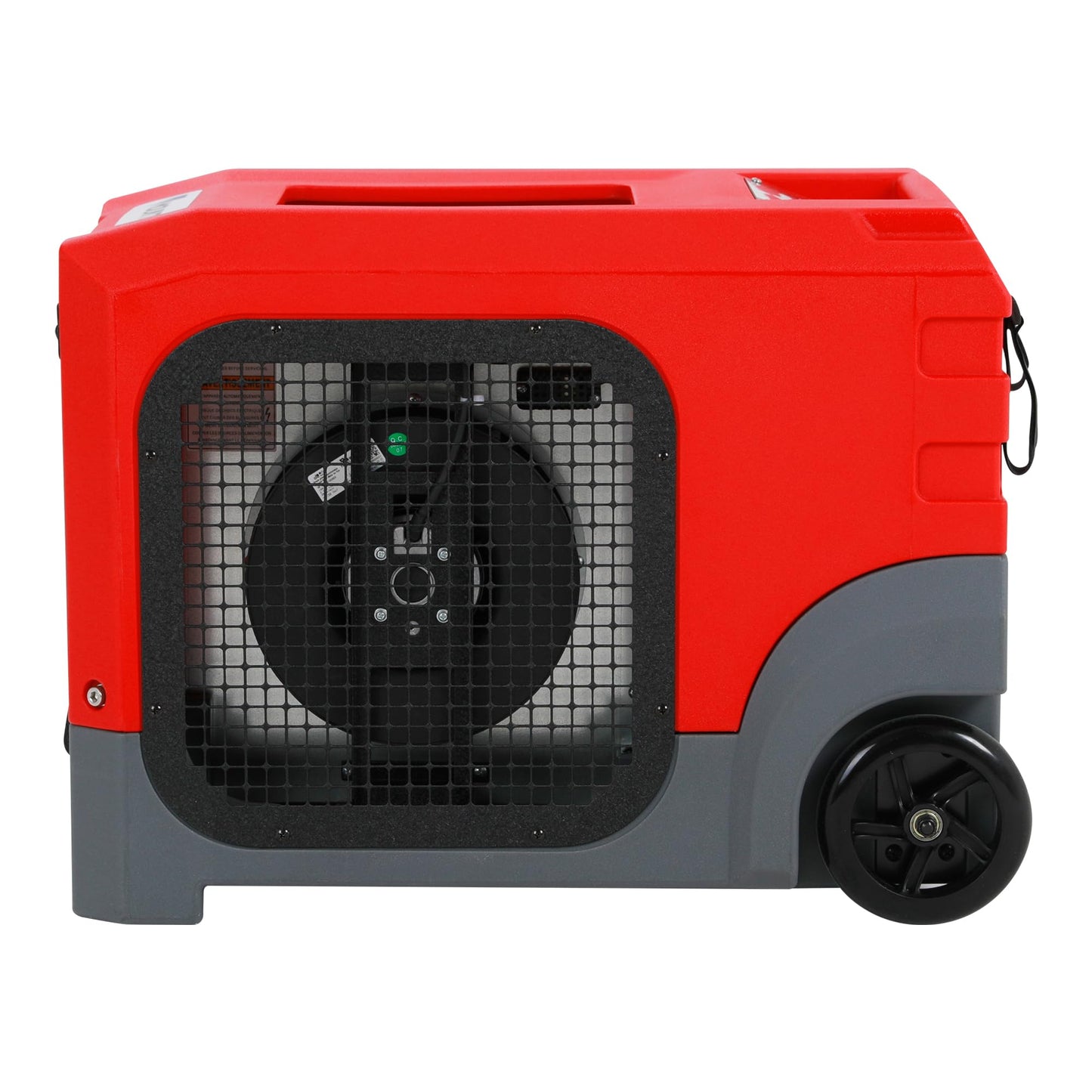 Mounto MOUNTO 268Pints LGR Commercial Compact Dehumidifier with Pump and Drain Hose, LGR Portable Dehumidifier with wheels for Home, Basements, Garages, and Job Sites (Red)
