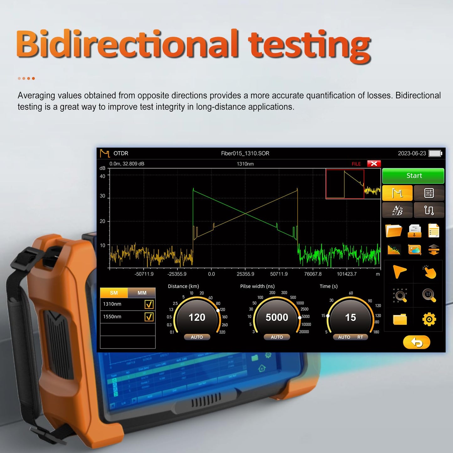 KomShine FX39 Six Motor Fiber Fusion Splicer Core Alignment Splicing Machine, Touch Screen 7" Inch OTDR Tester SM 1310/1550nm 32/30dB Built in OPM, OLS, RJ45, WiFi