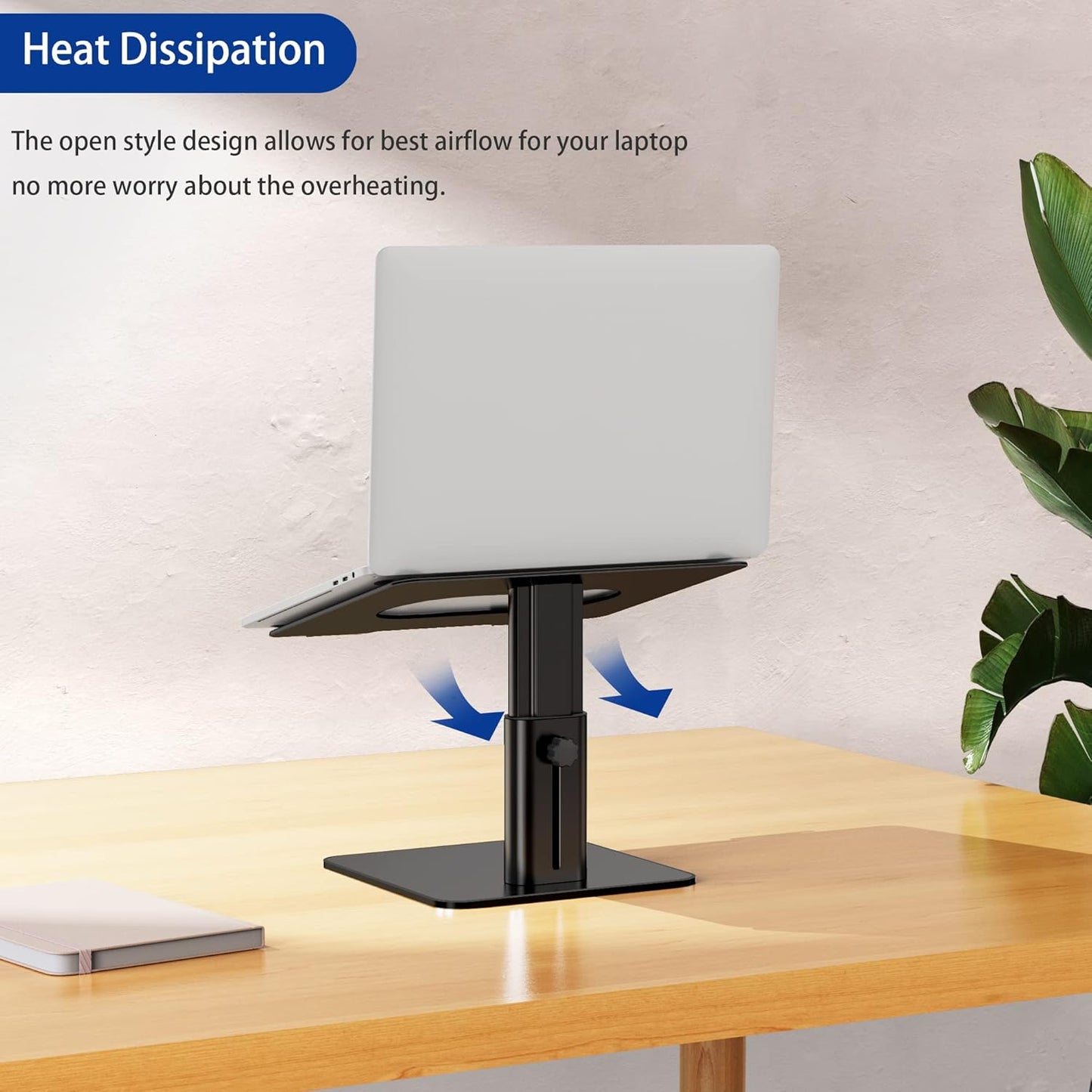BESIGN LSX6N 10-15.6" Laptop Stand, Ergonomic Adjustable Notebook Riser, Computer Holder, Laptop Mount Compatible