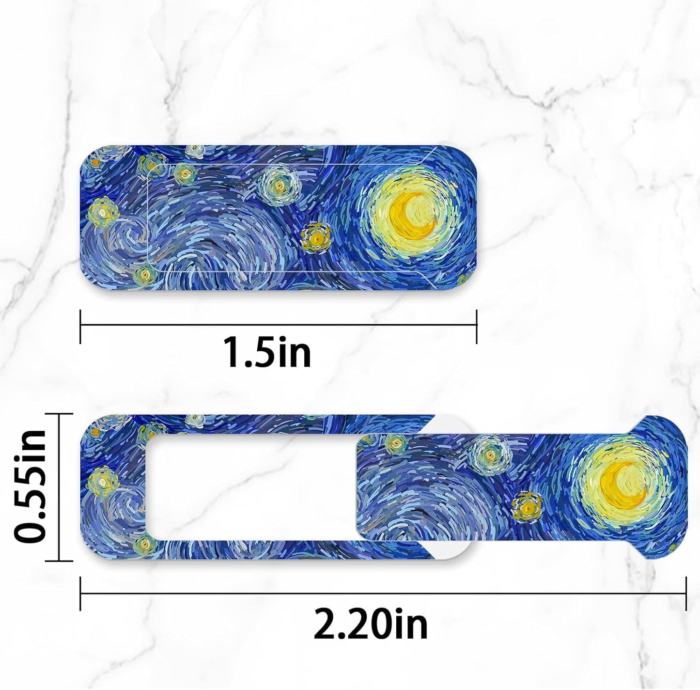 ZYAOTWQZ 3 Webcam Cover, Pieces, Laptop Camera Cover, Privacy Shielding Capacity is Twice as Big as The Traditional