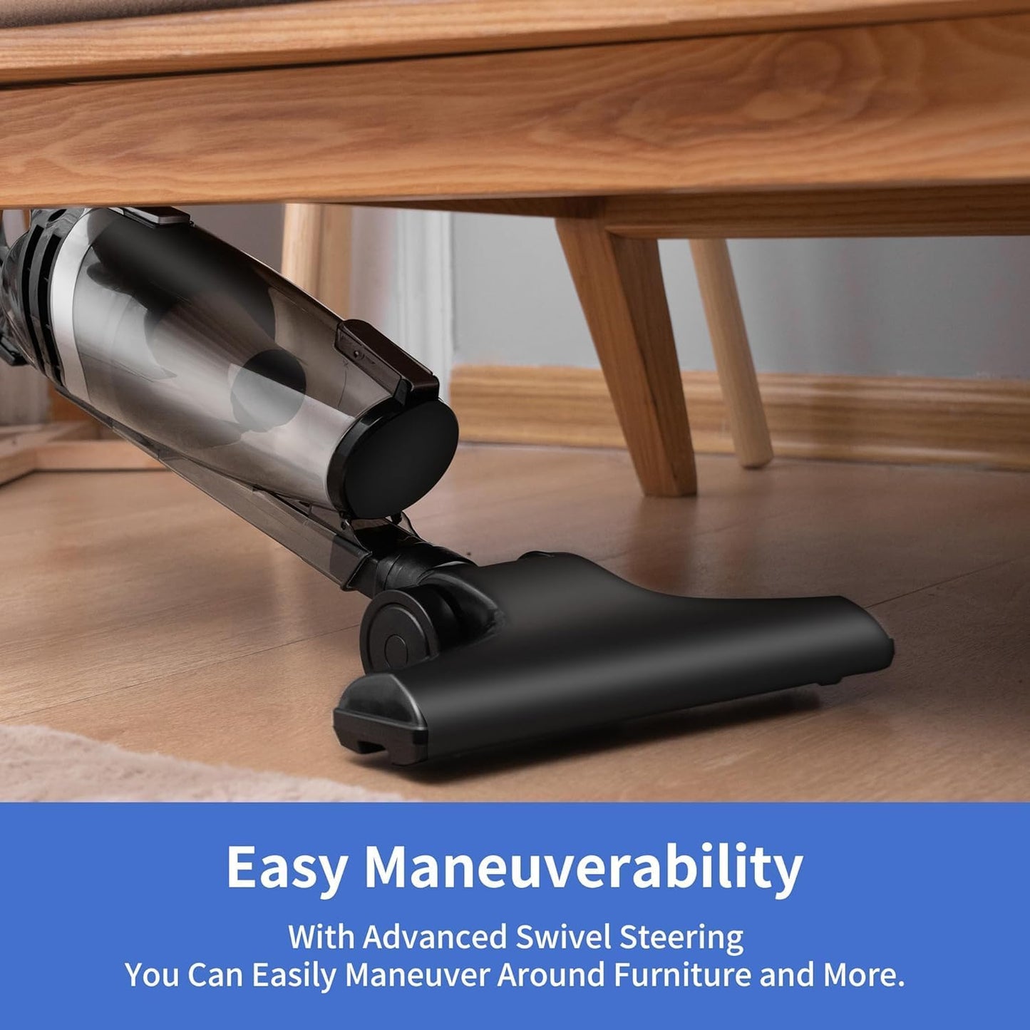 Skiennix Corded Stick Vacuum Cleaner - 20Kpa Powerful Suction | 16Ft Cord, 2-in-1 Handheld for Pet Hair & Hardwood Floors