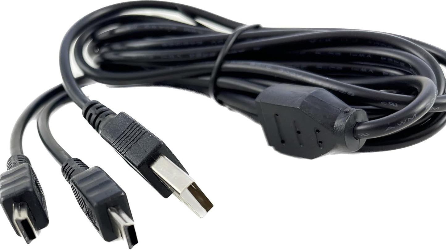 10FT-MINI-USB MX808 OMNIHIL Splitter Cable Compatible with Autel MaxiCheck Diagnostic Scan Tool