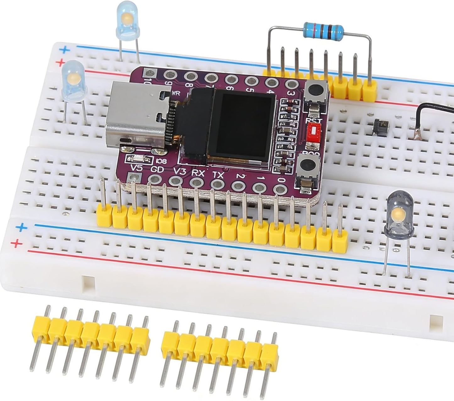FBHDZVV ESP32 C3 0.42 0.42 ESP32 32 in OLED Development Board Supermini WiFi Bluetooth Type-C USB ESP