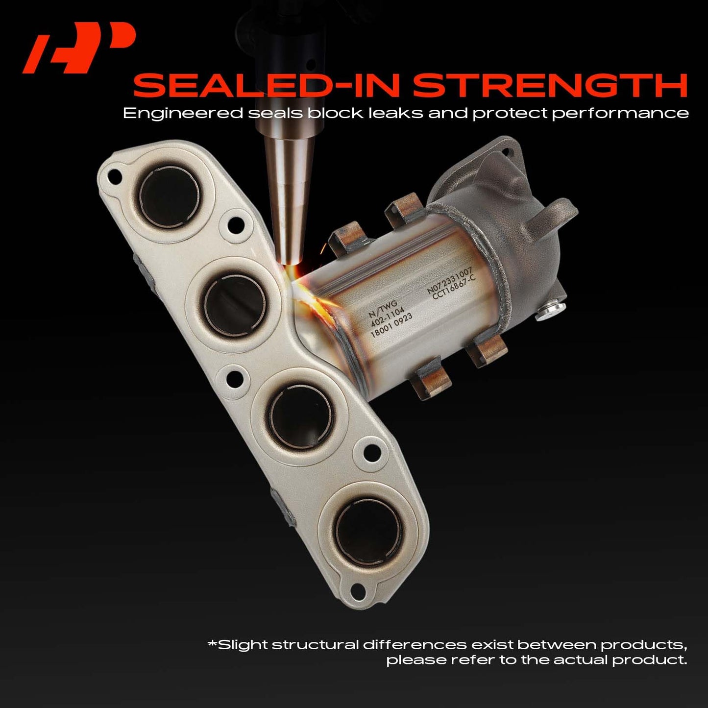 A-Premium Catalytic Converter Kit Direct-Fit Compatible with Hyundai Elantra 2011-2016, Elantra Coupe 2013, Elantra GT 2013 & Kia Forte 2013-2016, 1.8L 2.0L, EPA Compliant