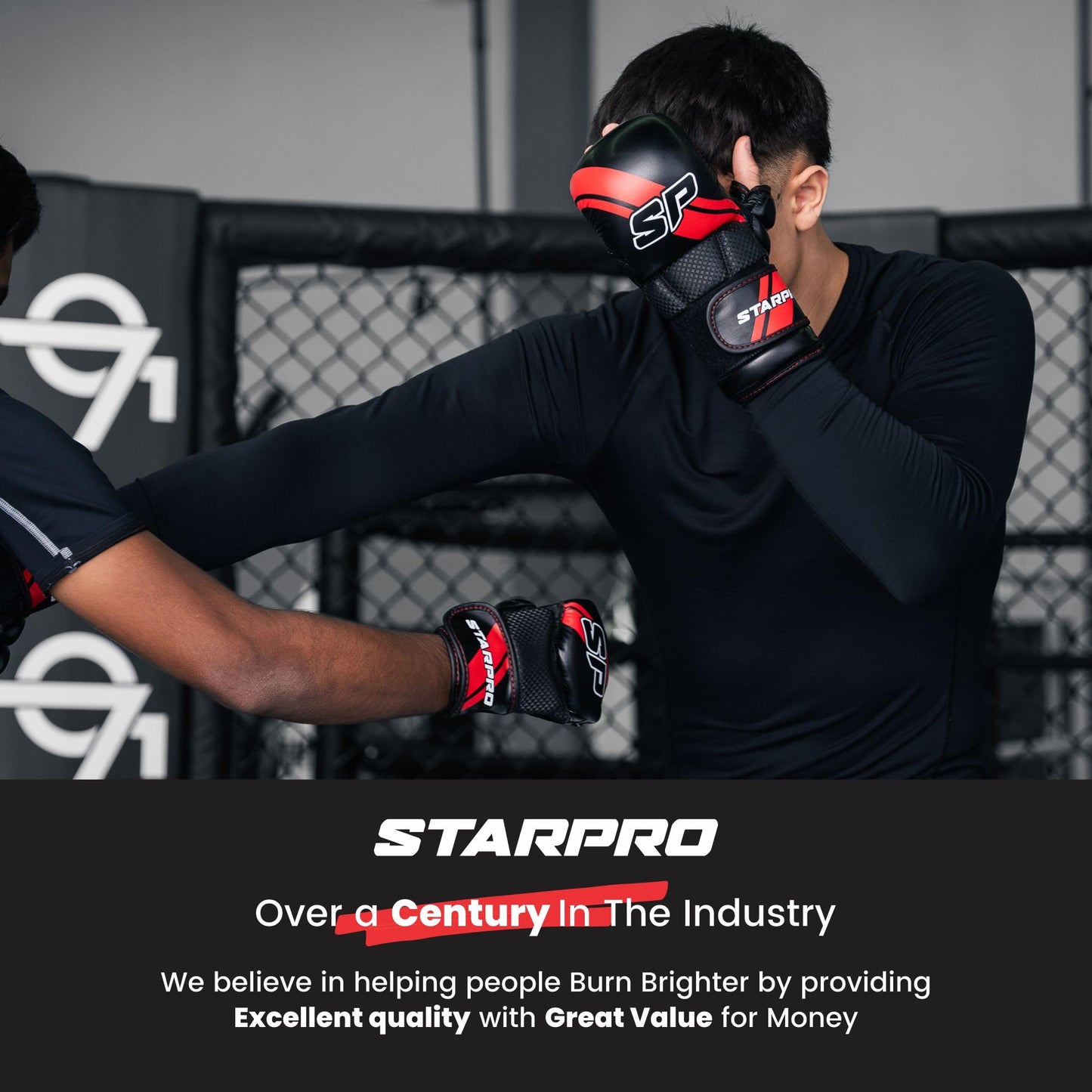 Starpro Heavy Punching Bags - Filled 55lbs Boxing Bag with Hanging Chain for MMA Kickboxing & Training