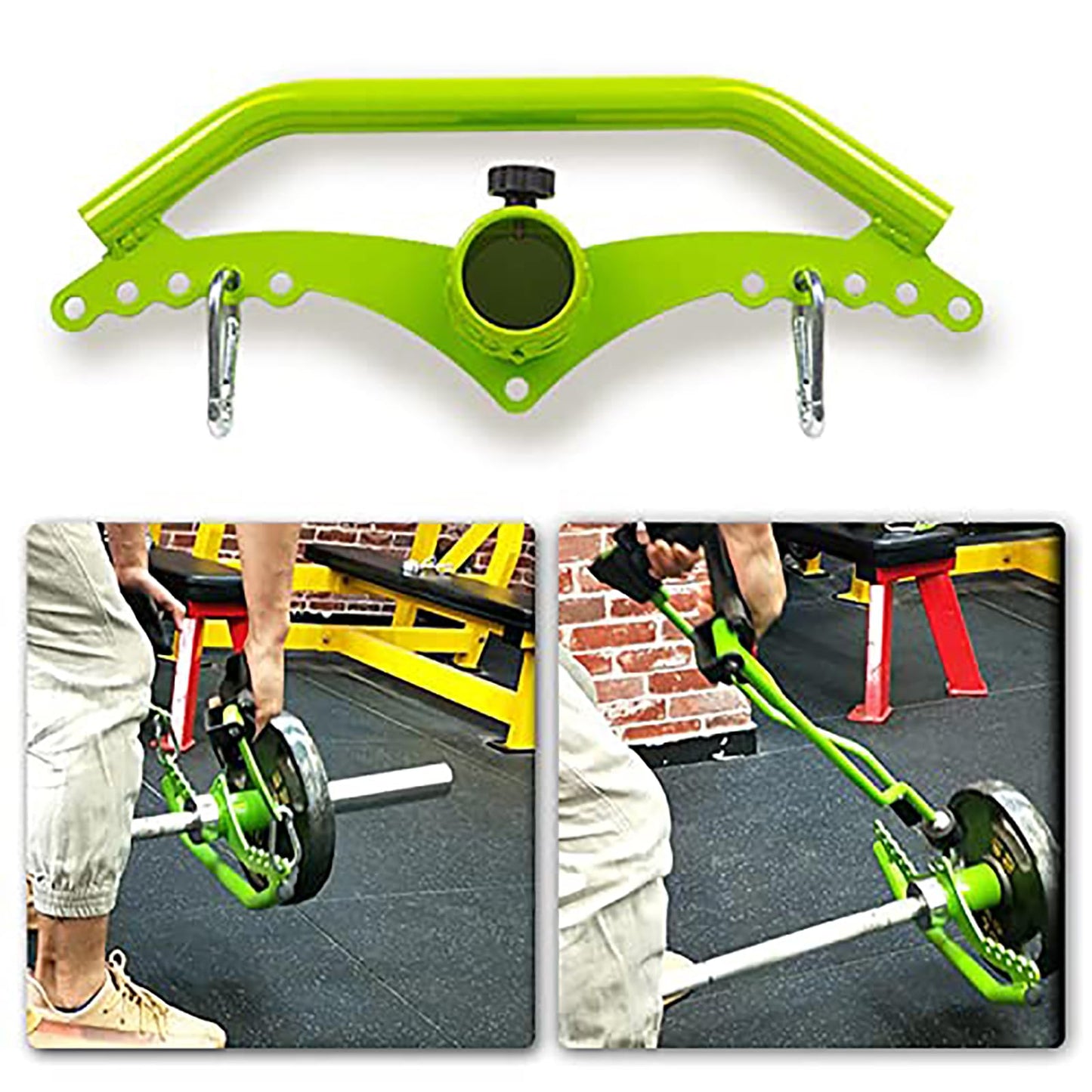 KORIKAHM Adjustable Lat Pull down Bar, Cable Machine Attachments for Gym, Home Gym Fitness T-bar Row Pulldown Attachments, Lat Pull Down Machine Wide Grip Neutral Grip Handle (SP-05)