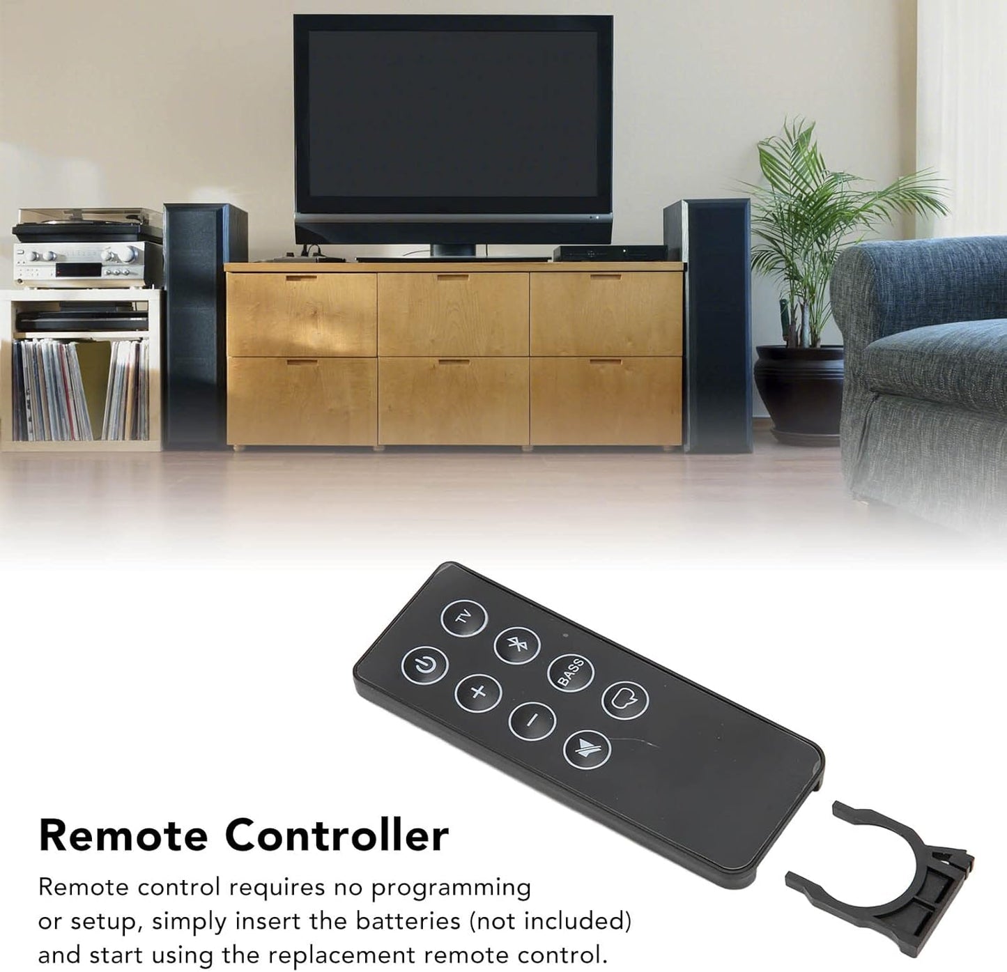 ASHATA 5 10 15, 418775 410376 431974 845194 838309-1100 740928-1120 Replacement Remote Control for Soundbar Series II