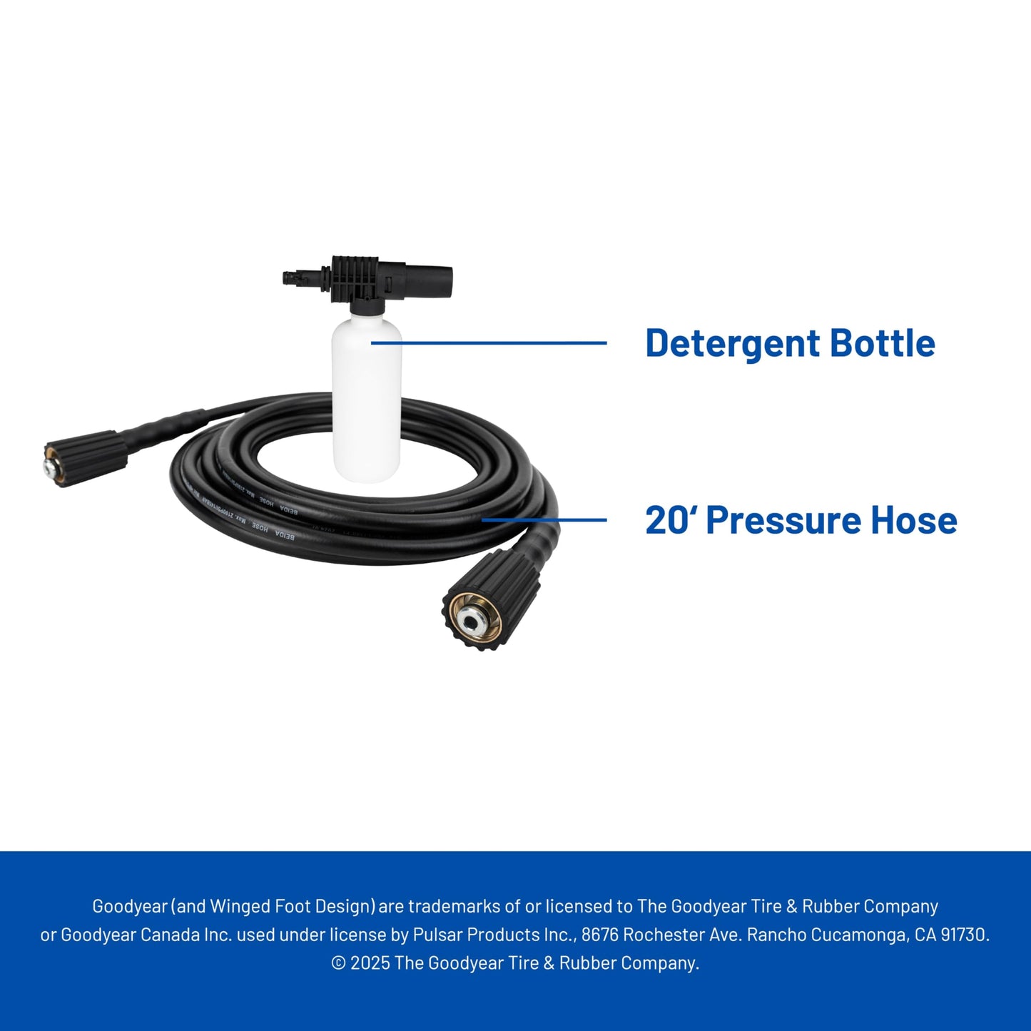Goodyear 2,000 PSI 1.6 GPM Electric Pressure Washer with Soap Bottle