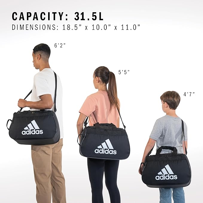adidas Power Gym Duffel Bag – Athletic & Lightweight for Sports – Diablo
