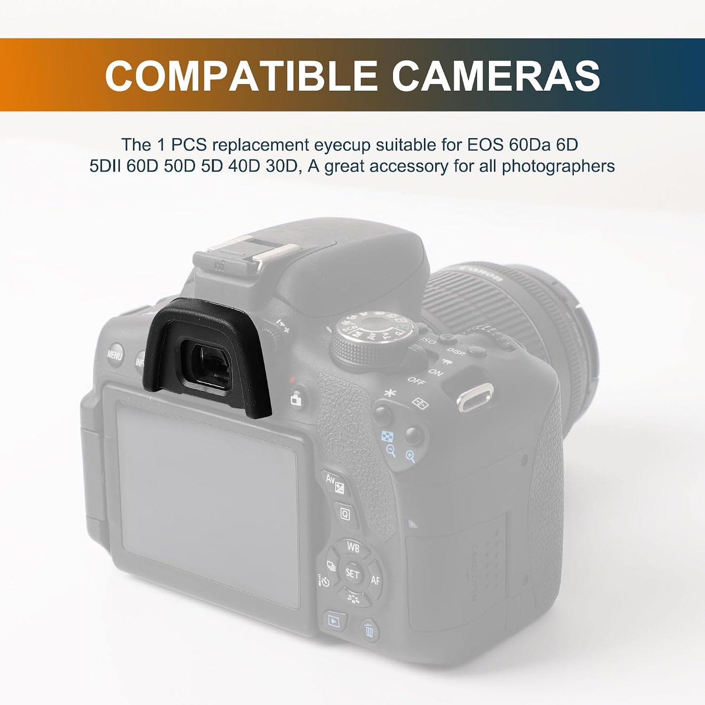 5 DK-23 D300S D300 D500 D7100 uxcell Camera Eyecup Eyepiece, Pcs Cameras Rubber Eye Cup Viewfinder Protector for Nikon