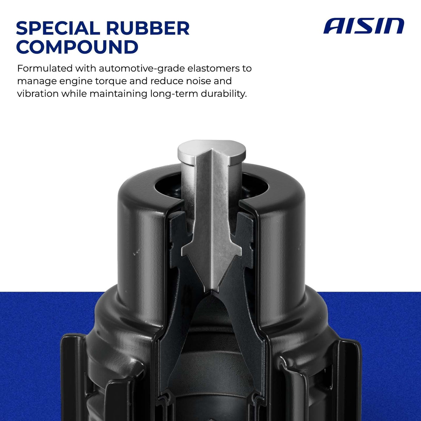 AISIN AFTERMARKET EMTFD-00267 Front Left Hydraulic Engine Motor Mount - Compatible with Ford Explorer 2020-2023 - L4 2.3L