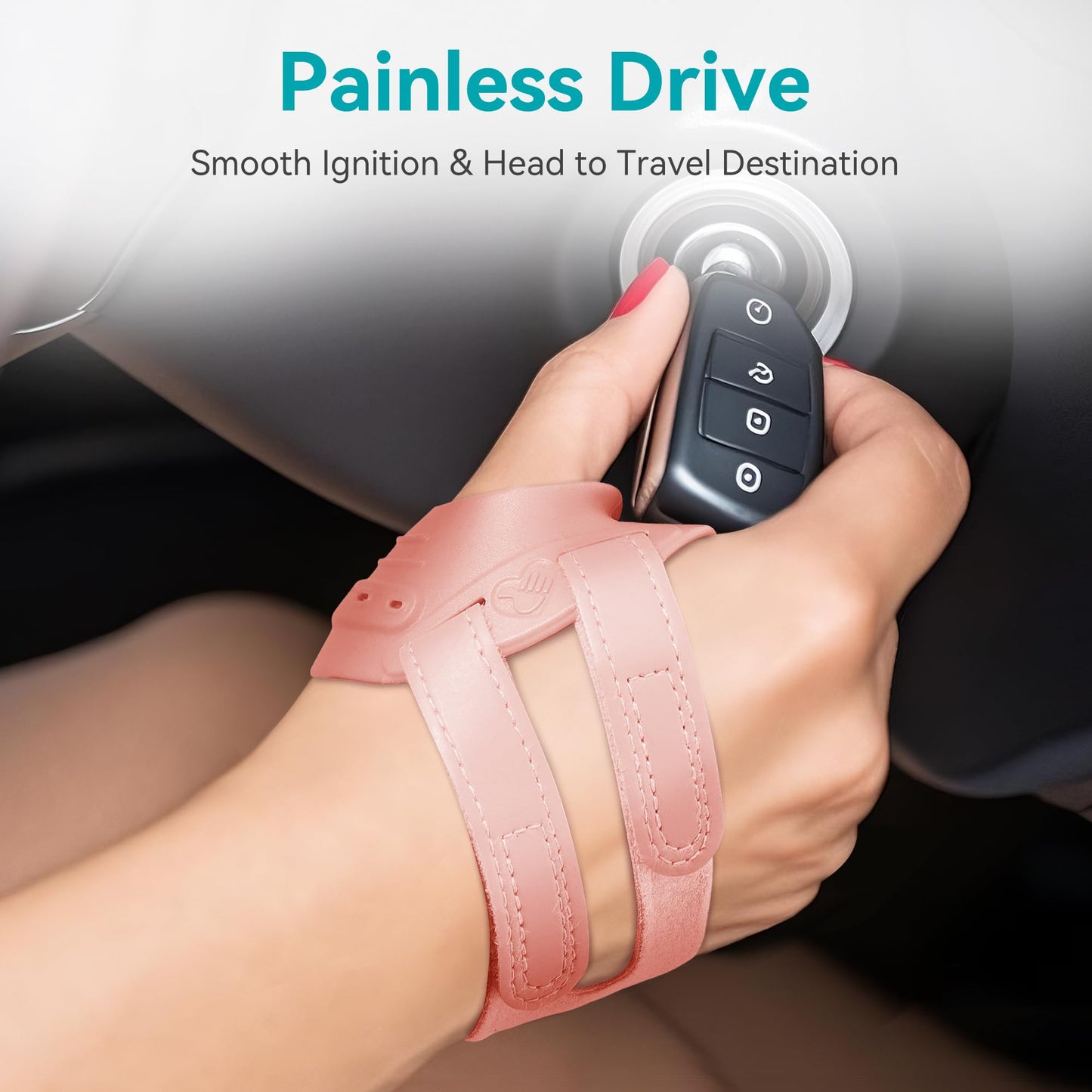 FORTEMOTUS CMC Thumb Brace, Upgrade Thumb Splint for CMC Joint Pain Relief and Support, Osteoarthritis, Tendonitis, Arthritis, CMC Joint Thumb Arthritis Brace: for Women Men (Pink, Right Hand, Large)