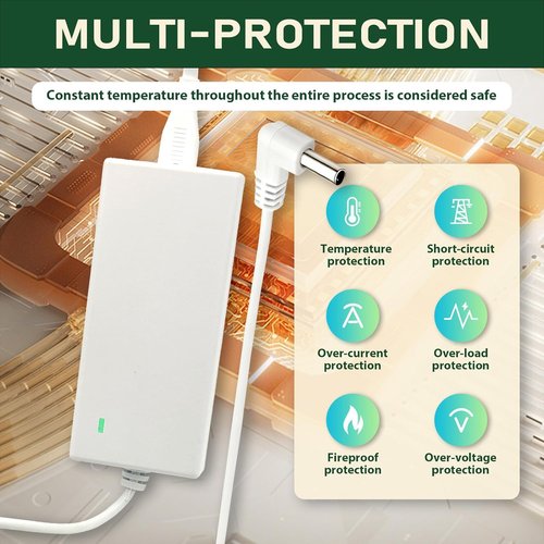 Lemax 4.5V Power Adapter - Ideal for Lighted Christmas & Halloween Village Accessories | 12 Output White