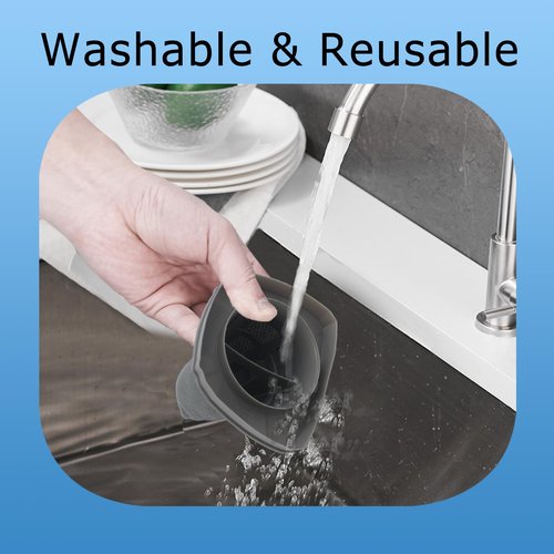 Aolleteau Filters Compatible with EUREKA NES100 Handheld Vacuum and Compatible with Black & Decker BDST1601 3-in-1 Vacuum, Compare to Part# ST0106 & ST0107, 4 Pack HEPA Filters & 4 Pack Sponge Filters