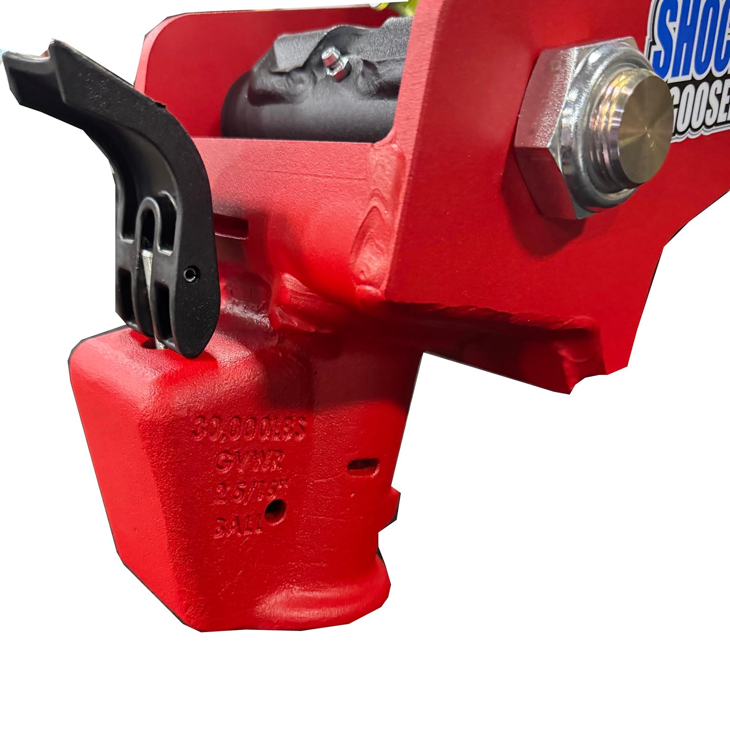 Shocker 30K Gooseneck Surge Air Hitch & Demco Coupler for 2-5/16" Ball, Square 4" & 3-15/16" Stem