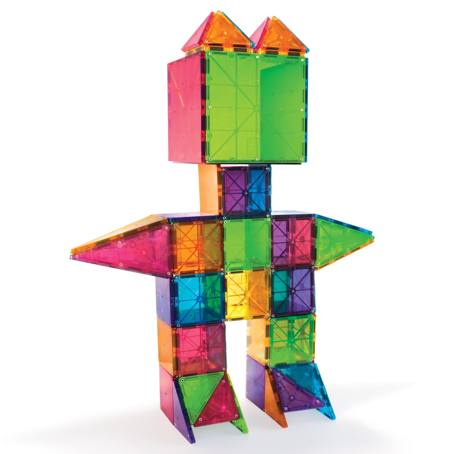 Magna-Tiles Clear Colors 100 Piece Set