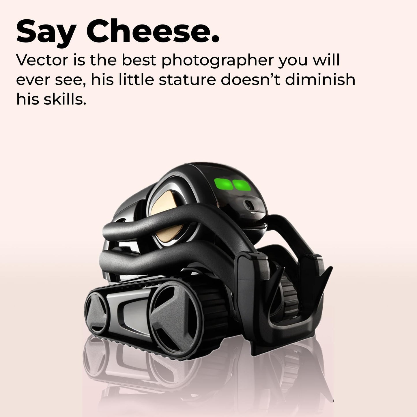 Anki Vector 2.0 AI ChatGPT Connected Robot Companion – Smart Autonomous Home Robot with Face Recognition and Voice Conversations - ChatGPT Subscription Required (Black)