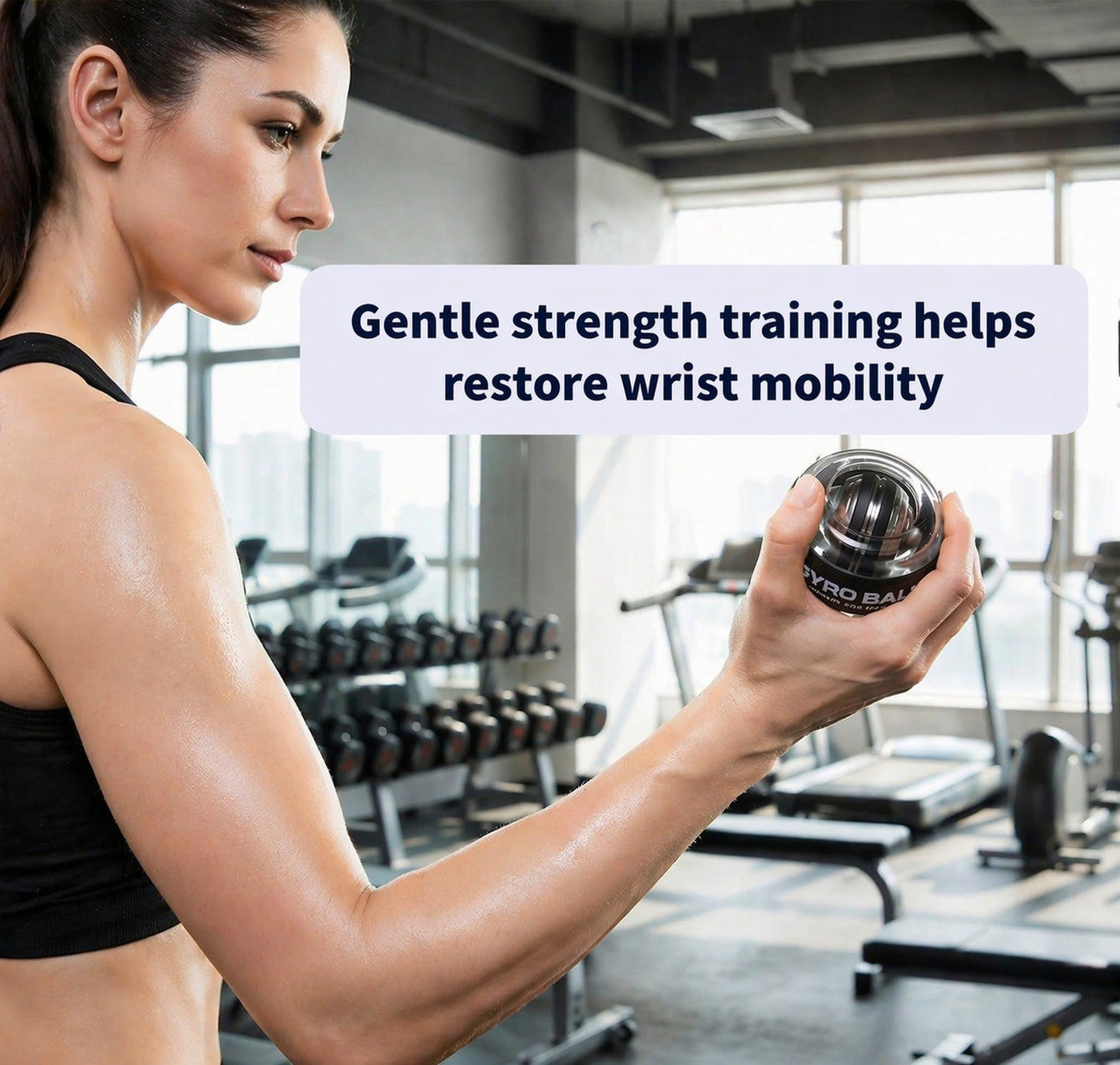 WildWhale Gyro Ball Wrist Trainer, Torque Ball Hand Exerciser, 2026 Gyroscope Ball Forearm Strengthener, Finger Muscle Exercise