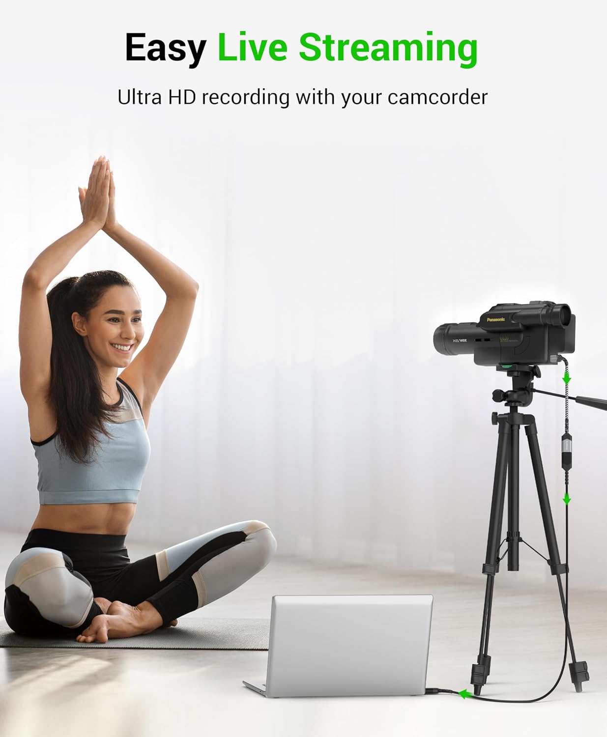 (4K 60Hz BlueRigger Mini HDMI to HDMI Adapter HDR, Mini HDMI Male to HDMI Female) - Compatible with DSLR Camera