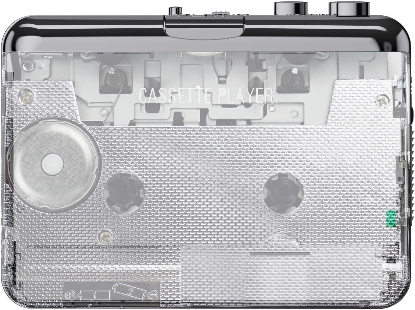 Cassette Cassette Tape-to-MP3 Cassette Docooler Player, Auto Reverse Clear Stereo Player, Converter Recorder via PC