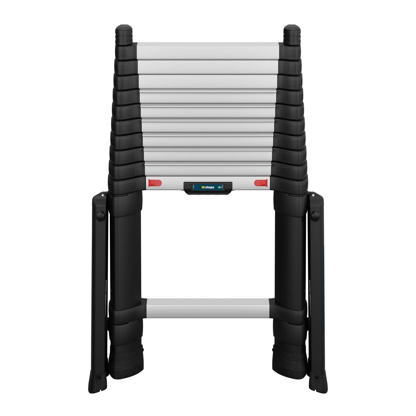 W.Steps Prime 11.5 FT | Telescopic Extension Ladder, ANSI Type 1A Certified, incl. stabilizers