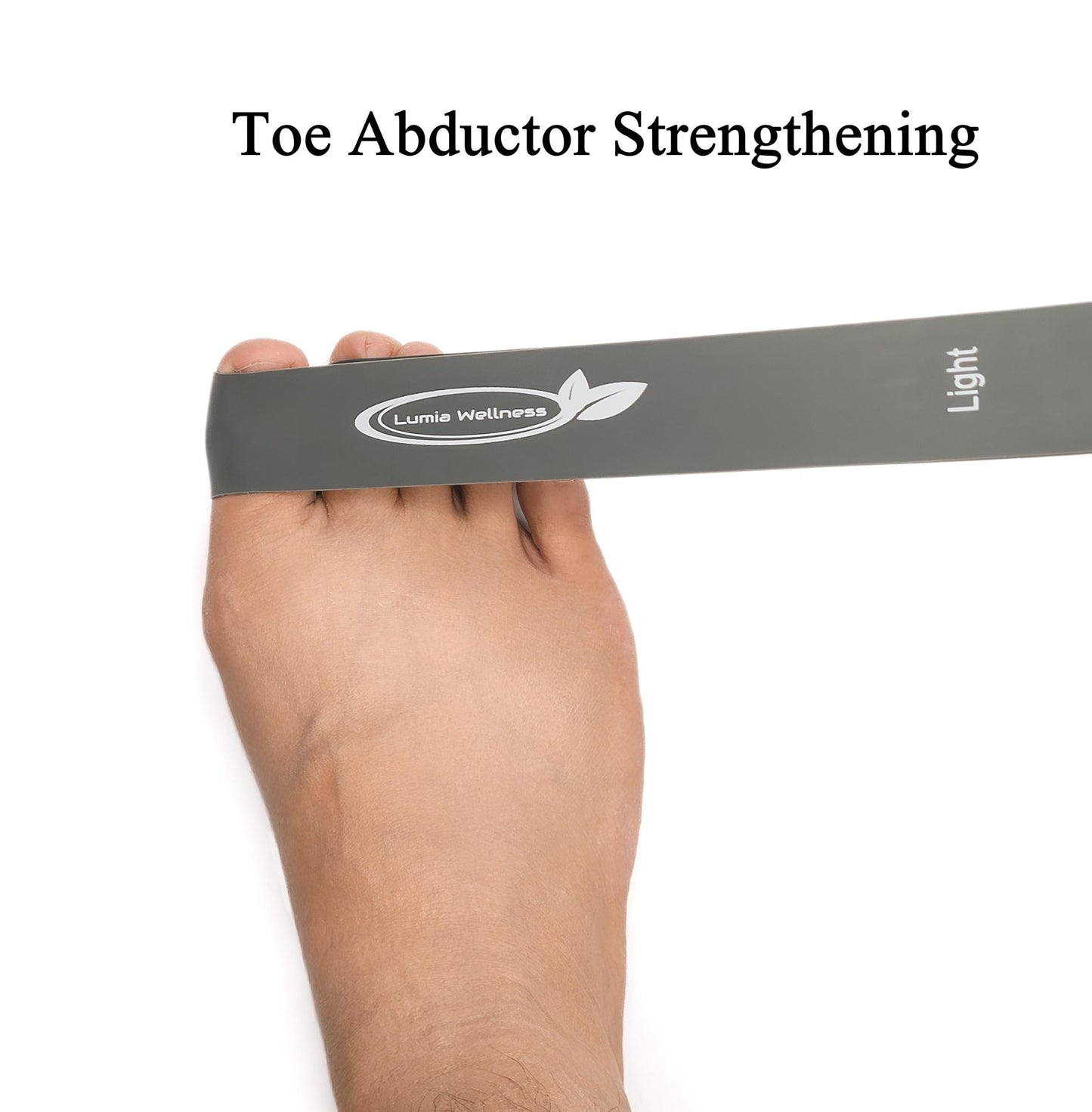 Toe Bands, Mini Latex Bands for Exercise & Stretch, Bunion Correction, Toe, Foot, & Ankle Strengthening, Toe Spacers for Hallus Valgus (4 Bands)