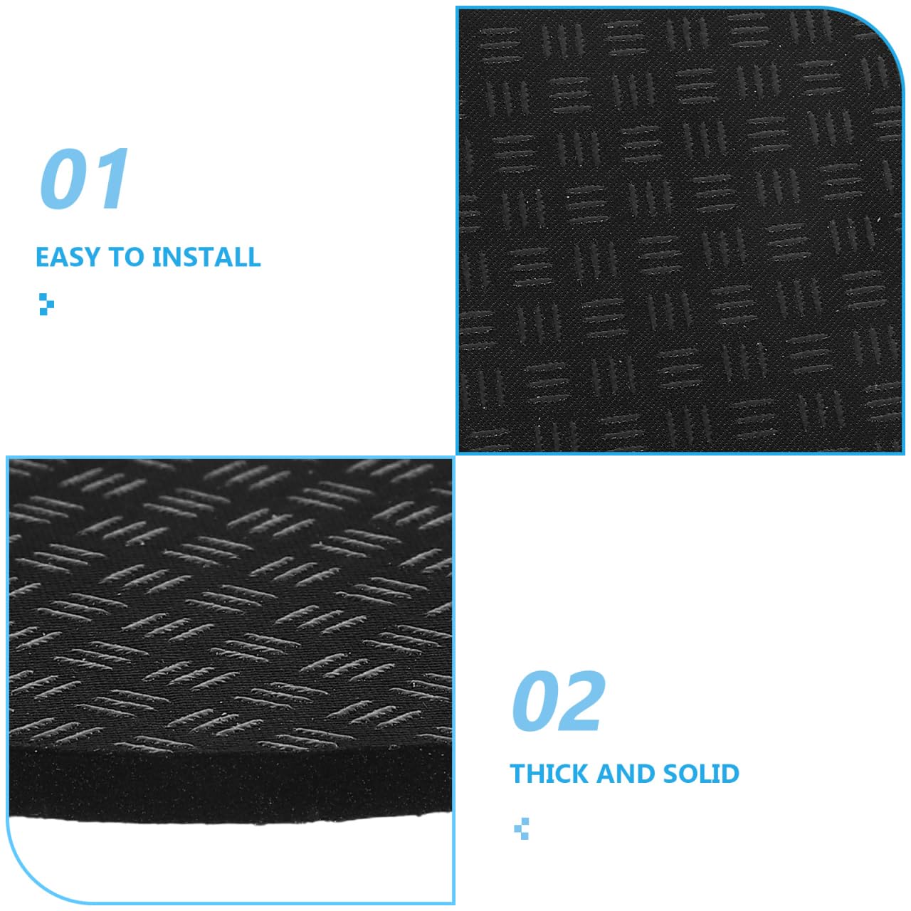 OSALADI 6Pcs Treadmill Mat Non Slip Shock Absorbing Isolation Pads for Noise Reduction Thickened Floor Protector for Gym Equipment Durable Protection for Hardwood and Carpet