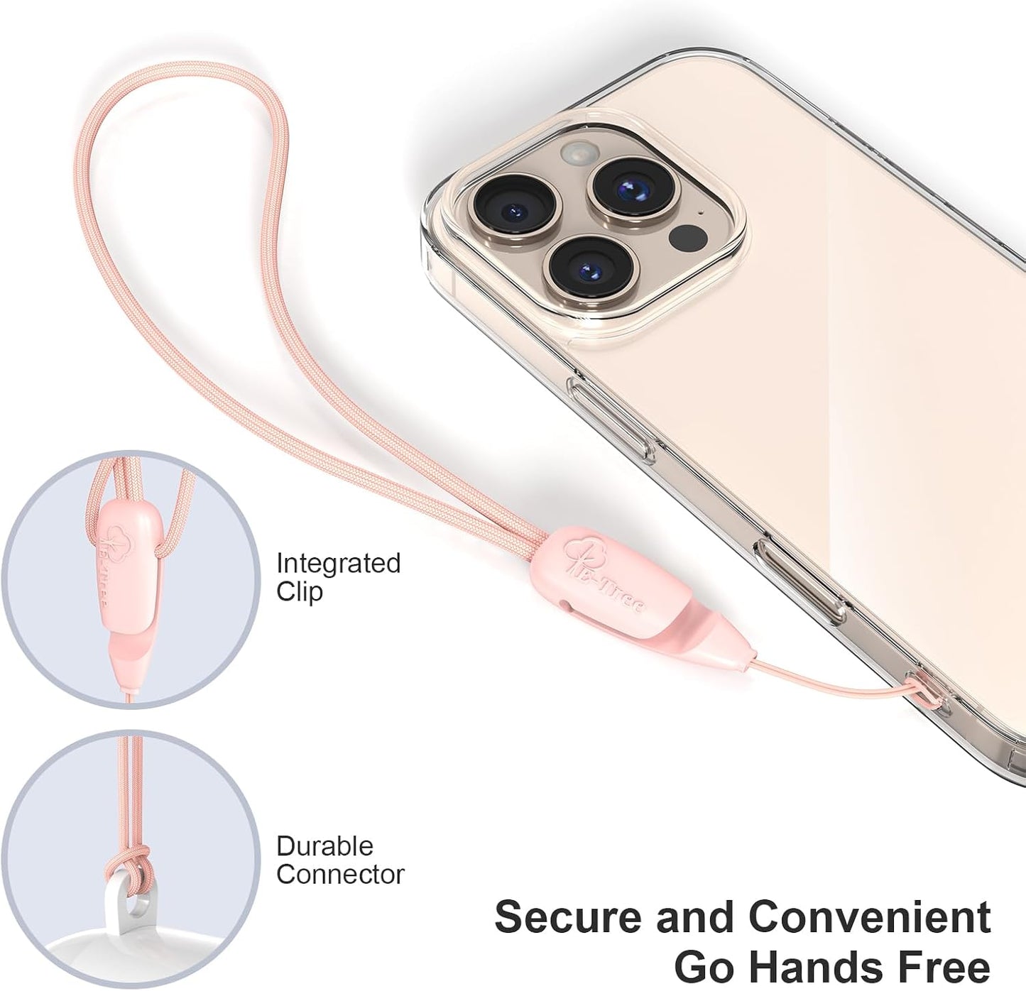 2 Pack E-Tree Multi-Purpose Wrist Lanyard Hand Strap for Cell Phone Case Camera Airpods Keys Keychain Keys USB Flash