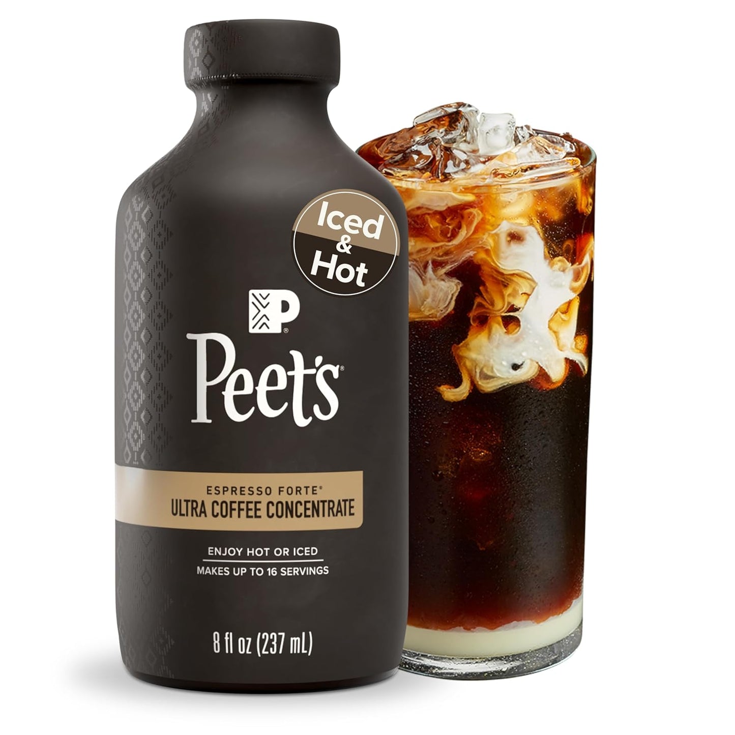 Peet's Coffee Ultra Coffee Concentrate - Instant Hot, Cold Brew or Iced Coffee, 100% Arabica, 8 Fl Oz