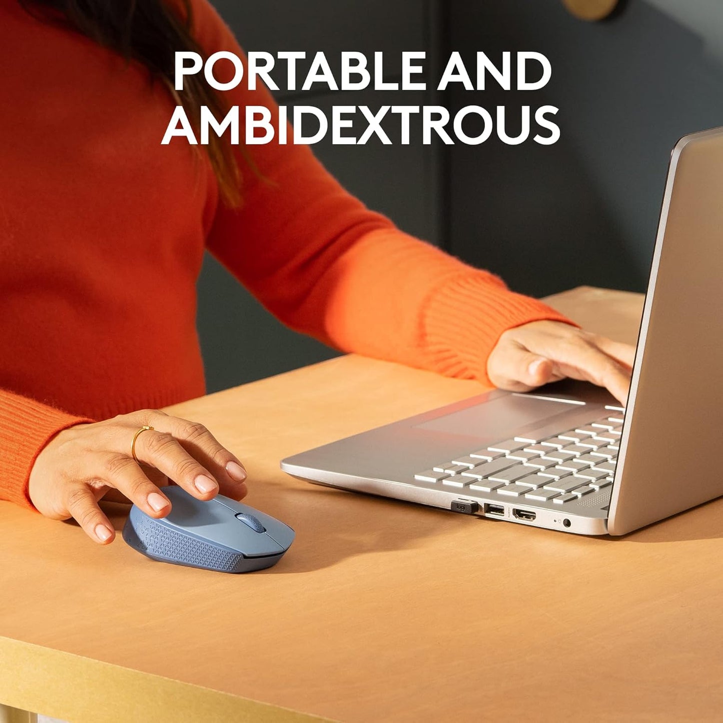 Logitech M170 2.4 12-Months Wireless Mouse for PC, Mac, Laptop, GHz with USB Mini Receiver, Optical Tracking, Battery